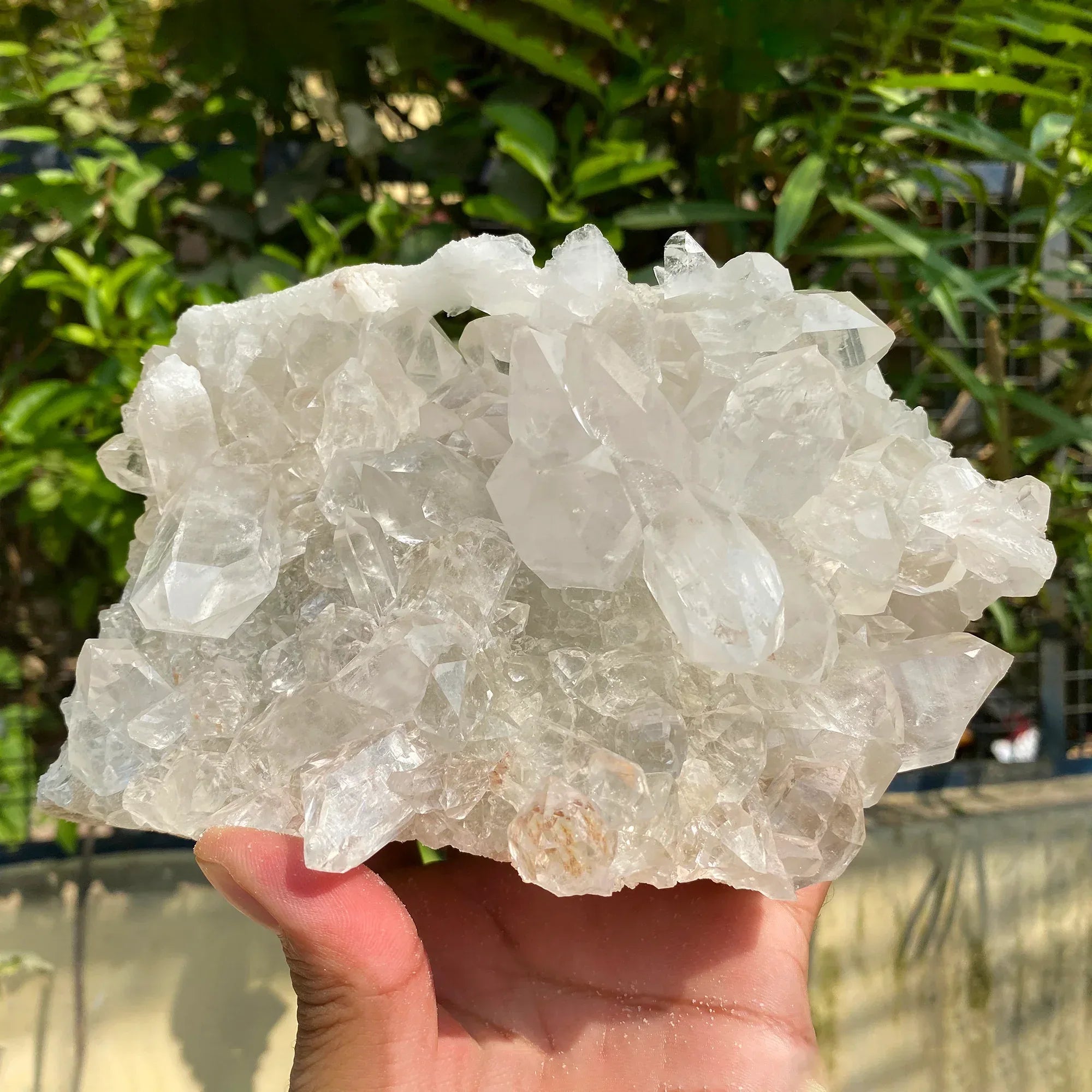 Natural Himalayan White Quartz Cluster 1335g Himalayan Quartz