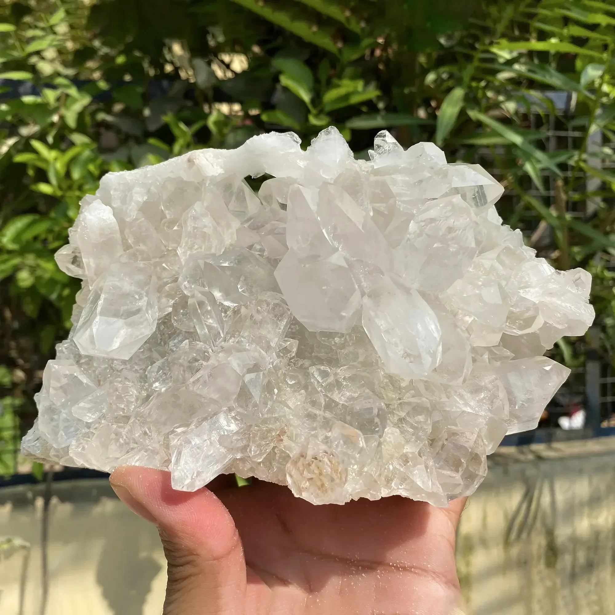 Natural Himalayan White Quartz Cluster 1335g Himalayan Quartz