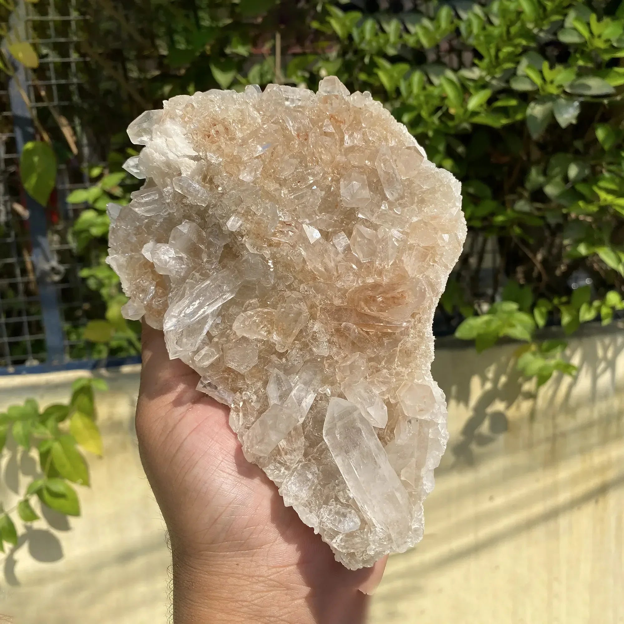 Natural Himalayan Pink Quartz Cluster 1440g Himalayan Quartz