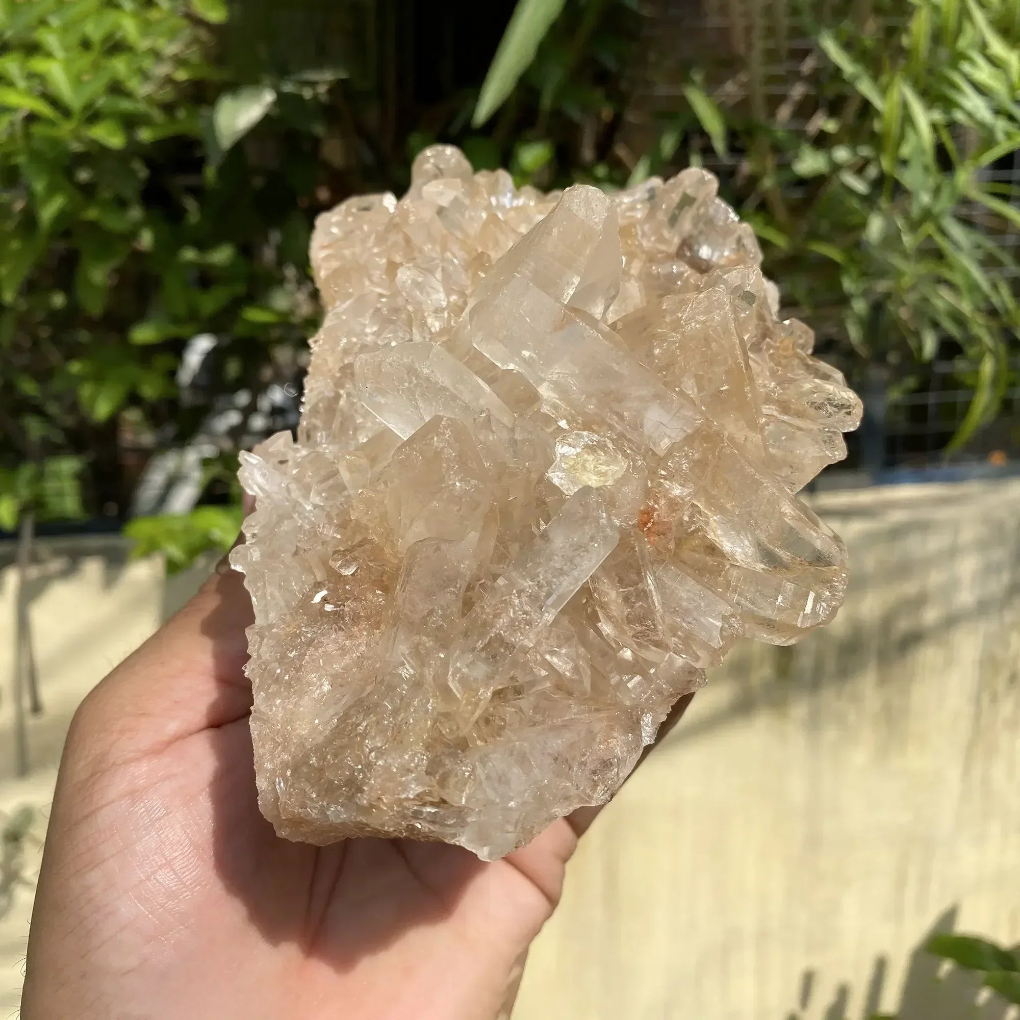 Natural Himalayan Pink Quartz Cluster 940g Himalayan Quartz