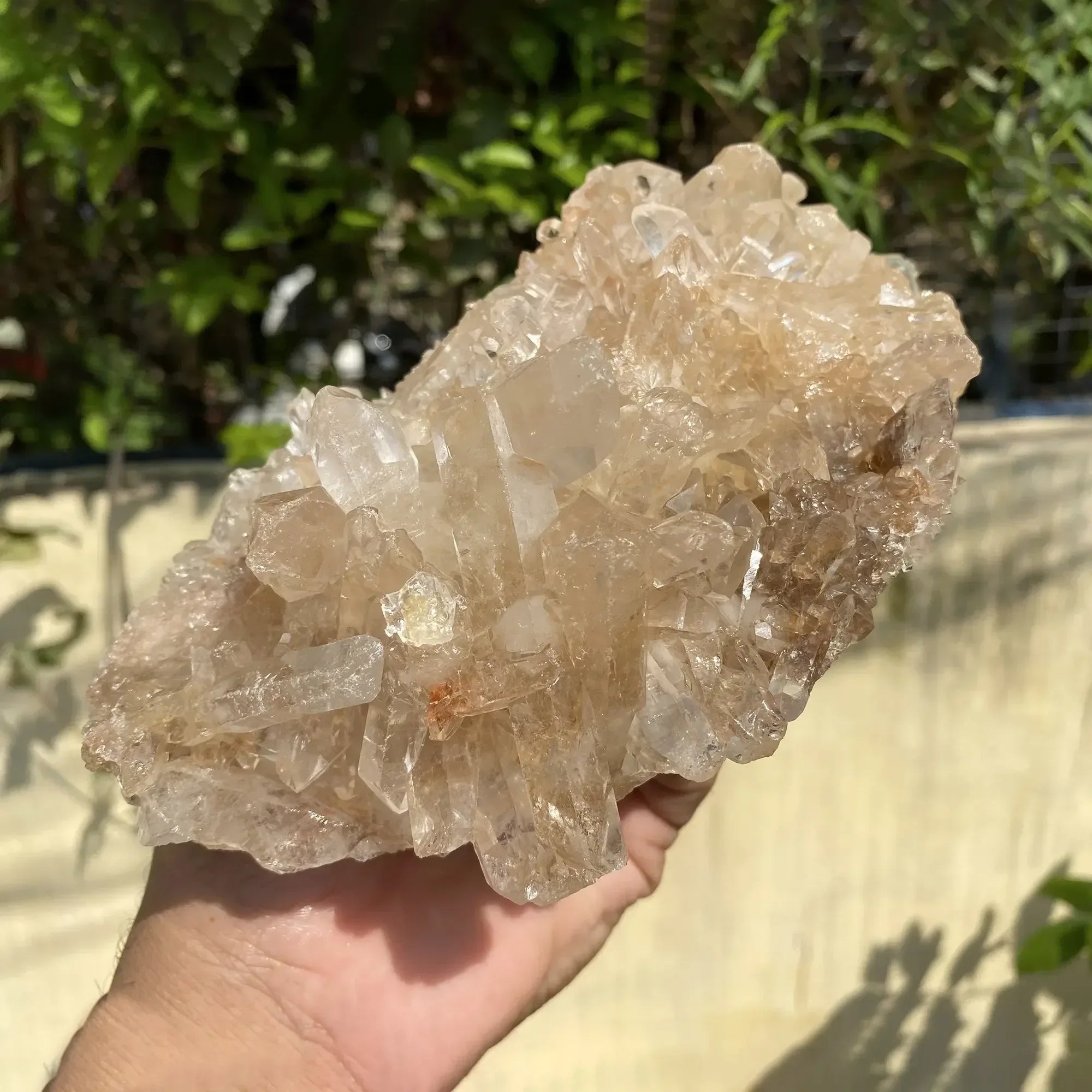 Natural Himalayan Pink Quartz Cluster 940g Himalayan Quartz