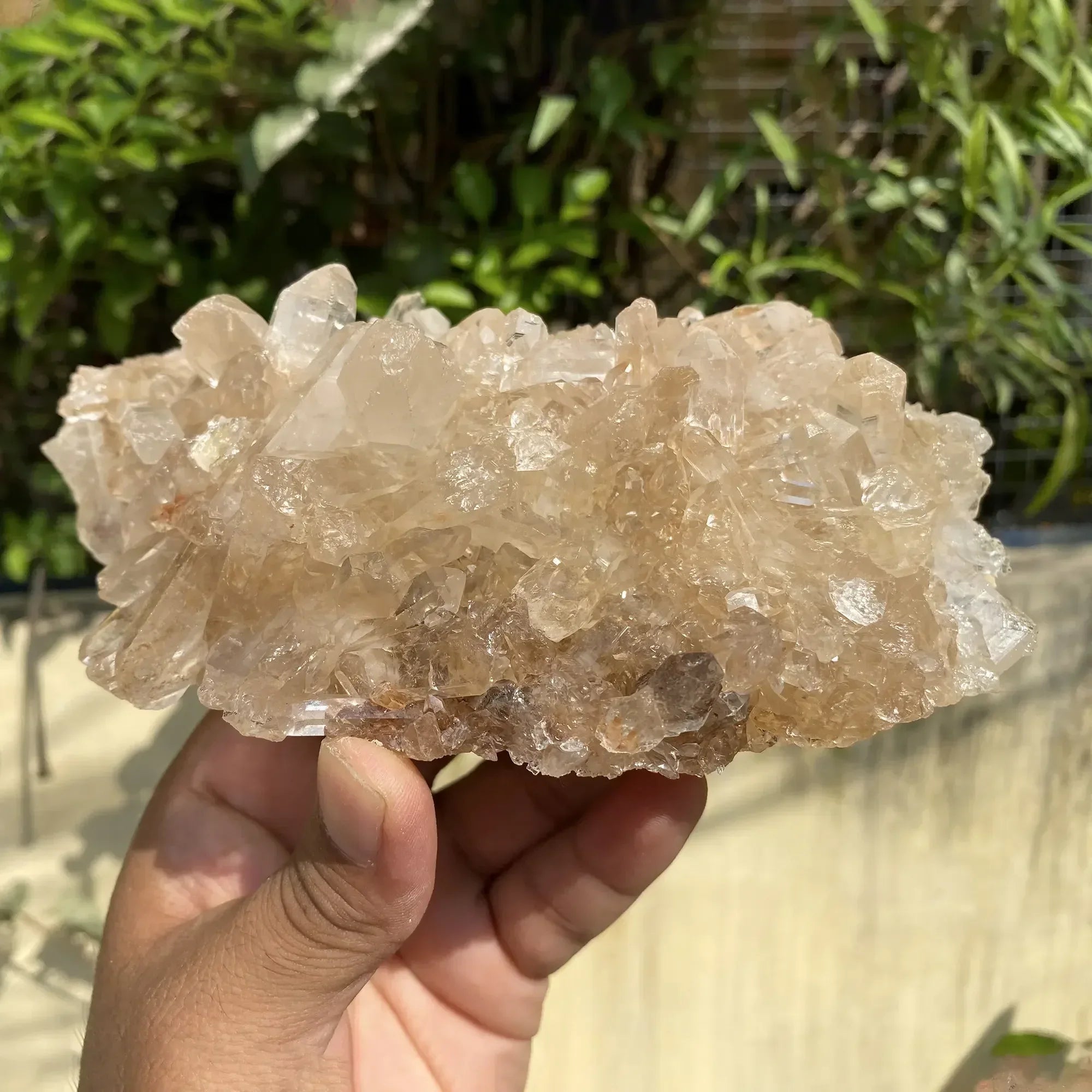 Natural Himalayan Pink Quartz Cluster 940g Himalayan Quartz