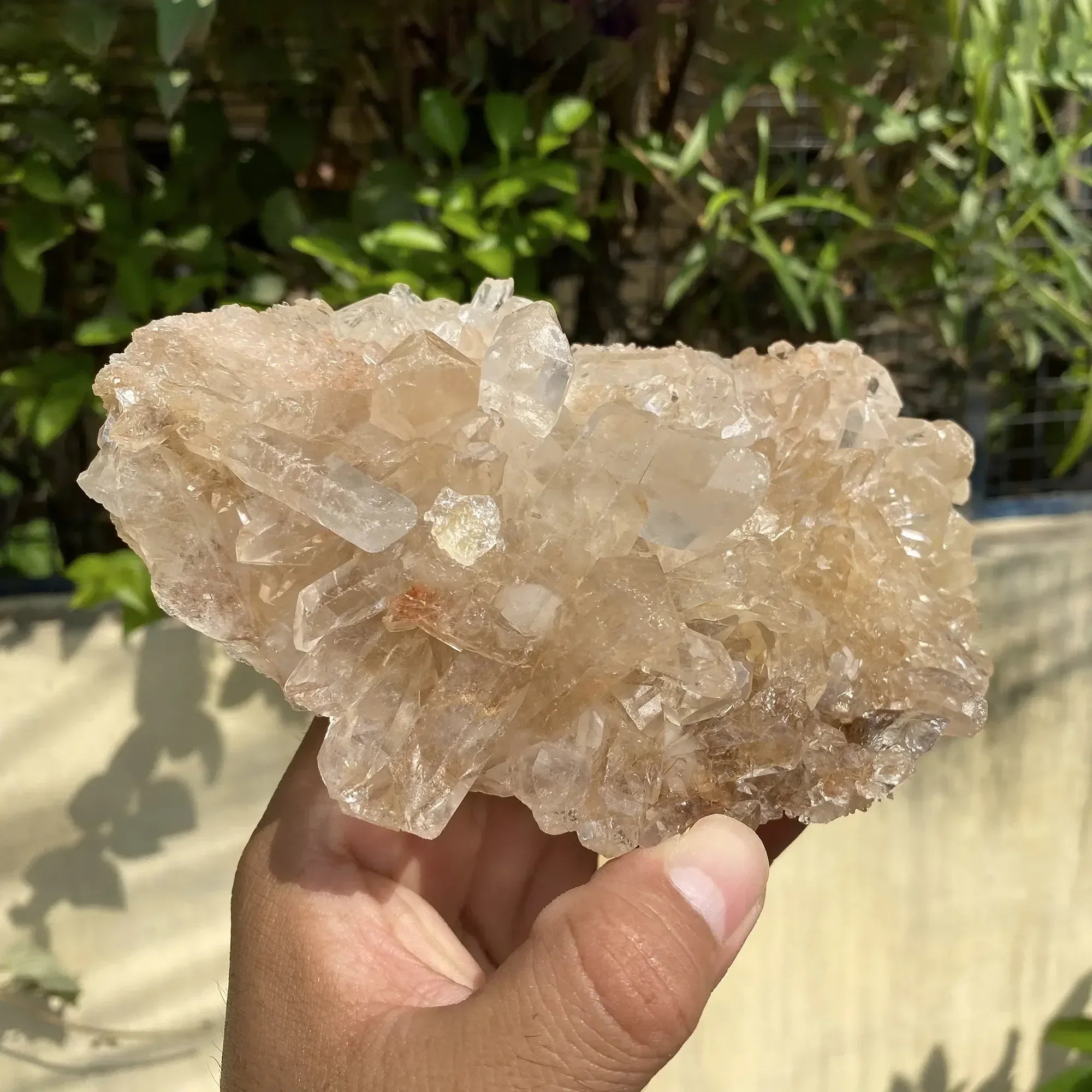 Natural Himalayan Pink Quartz Cluster 940g Himalayan Quartz