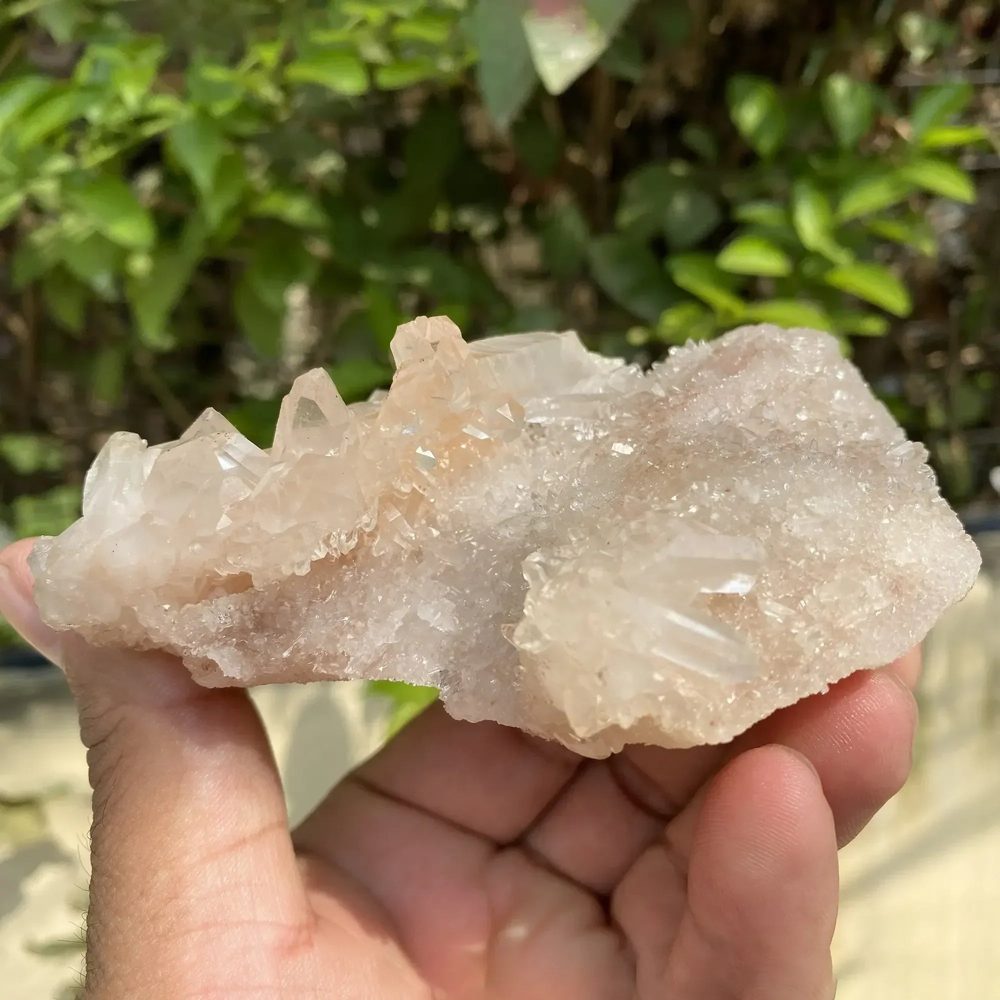 Natural Himalayan Pink Quartz Cluster 245g Himalayan Quartz