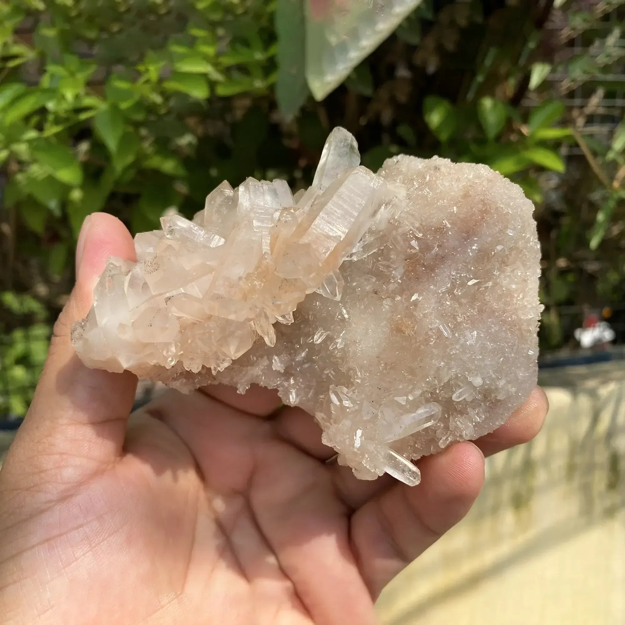 Natural Himalayan Pink Quartz Cluster 245g Himalayan Quartz