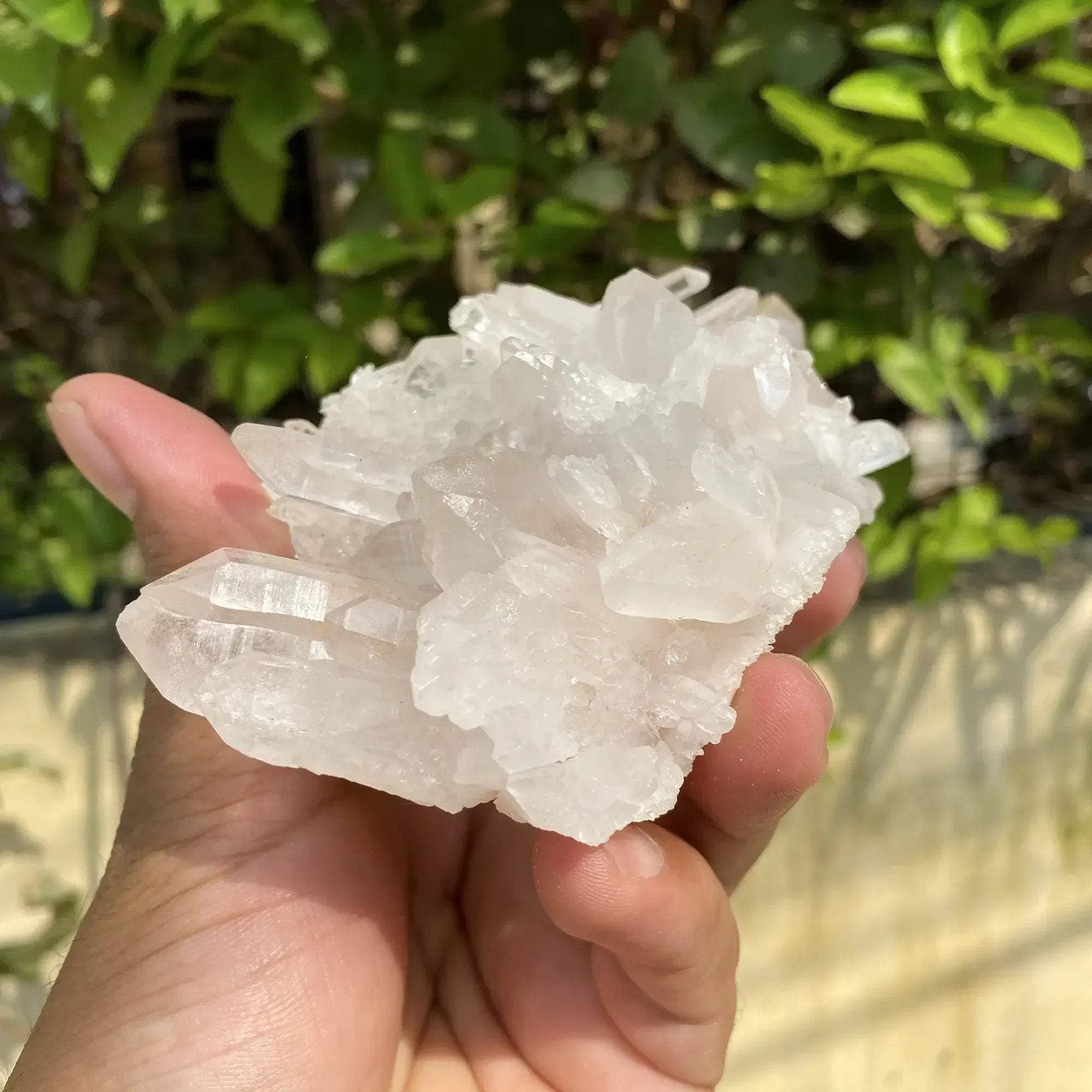 Natural Himalayan White + Pink Quartz Cluster 325g Himalayan Quartz