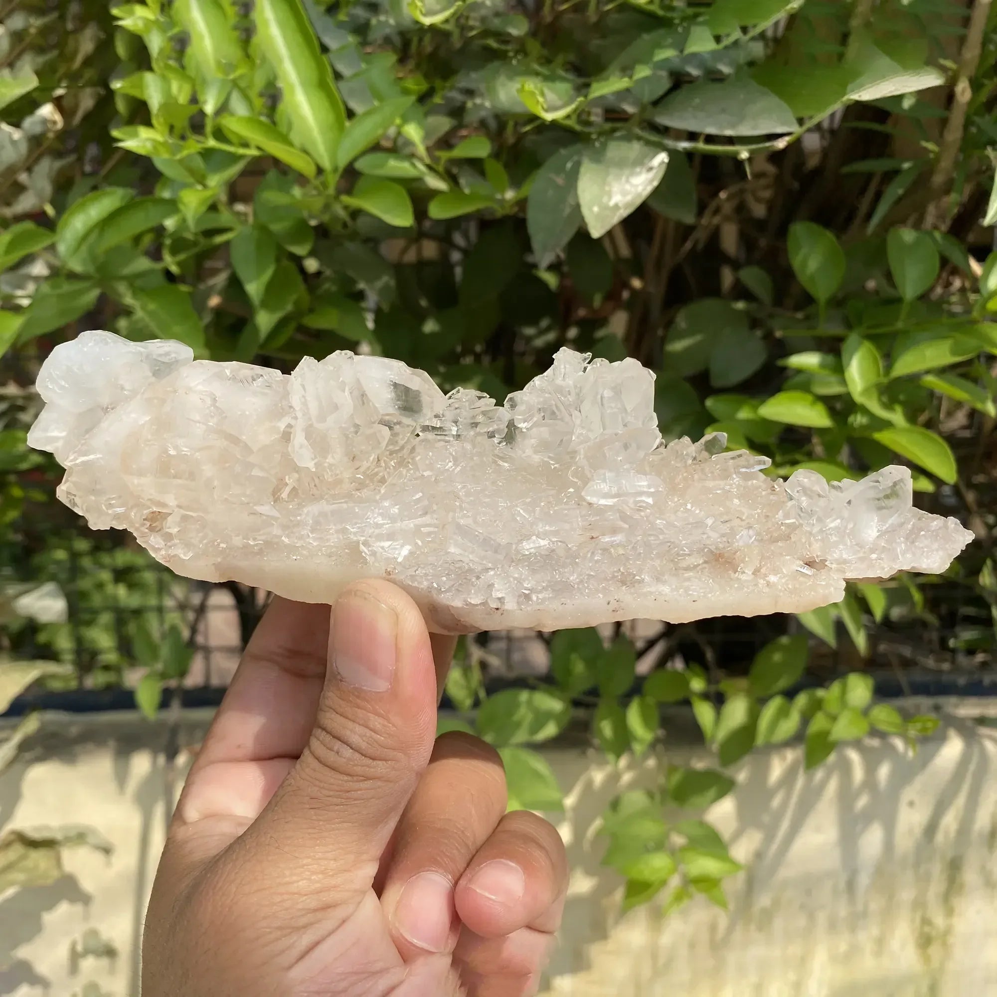 Natural Himalayan White Quartz Cluster 365g Himalayan Quartz