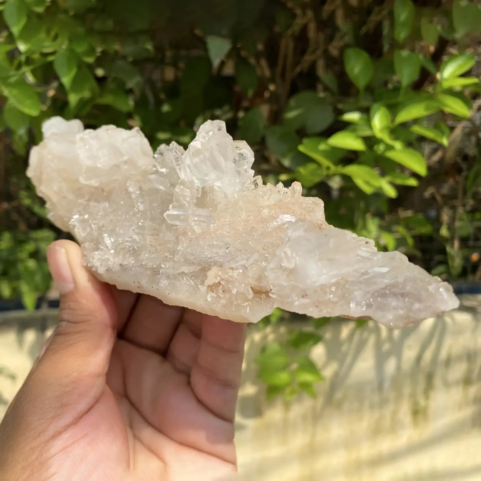 Natural Himalayan White Quartz Cluster 365g Himalayan Quartz