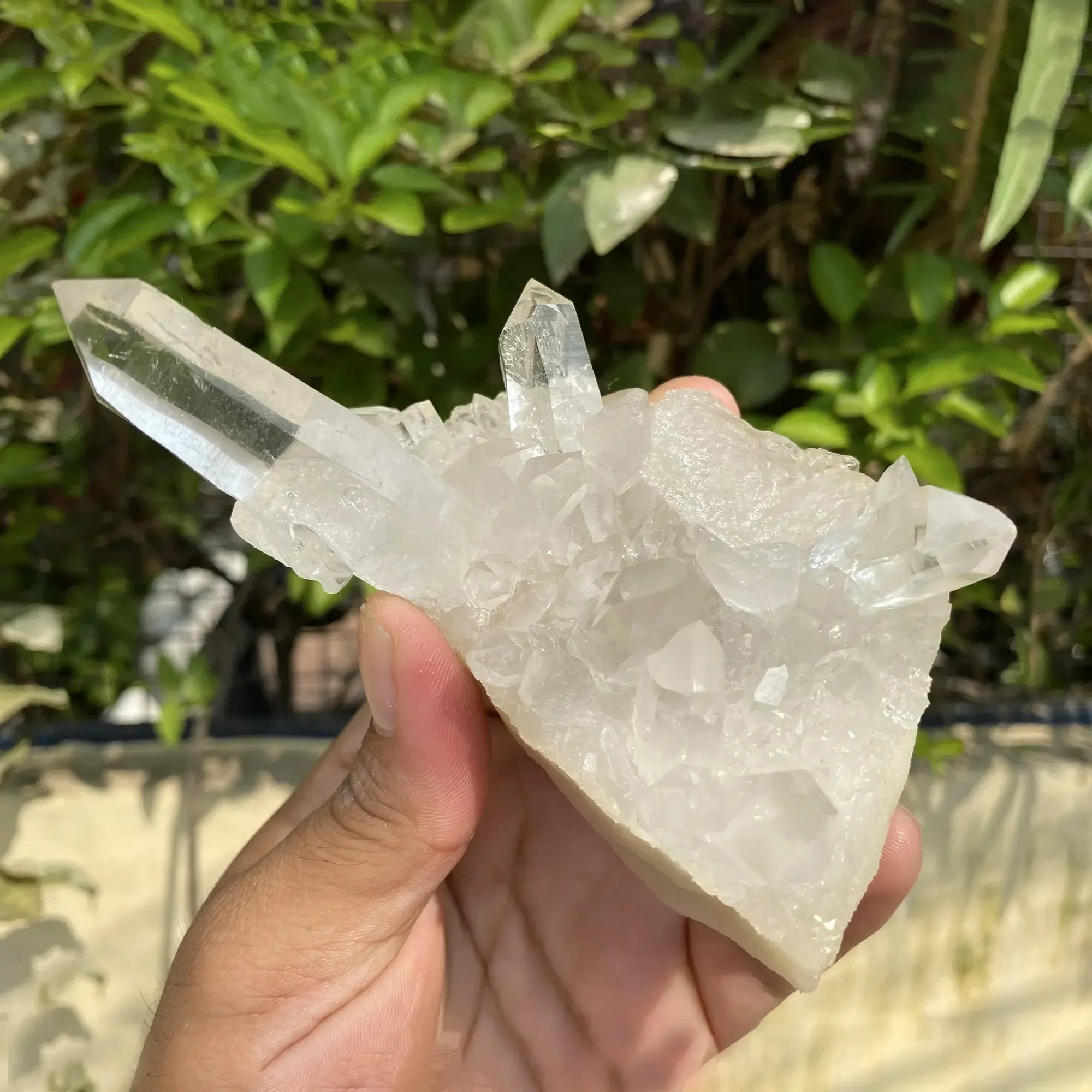 Natural Himalayan White Quartz Cluster 285g Himalayan Quartz