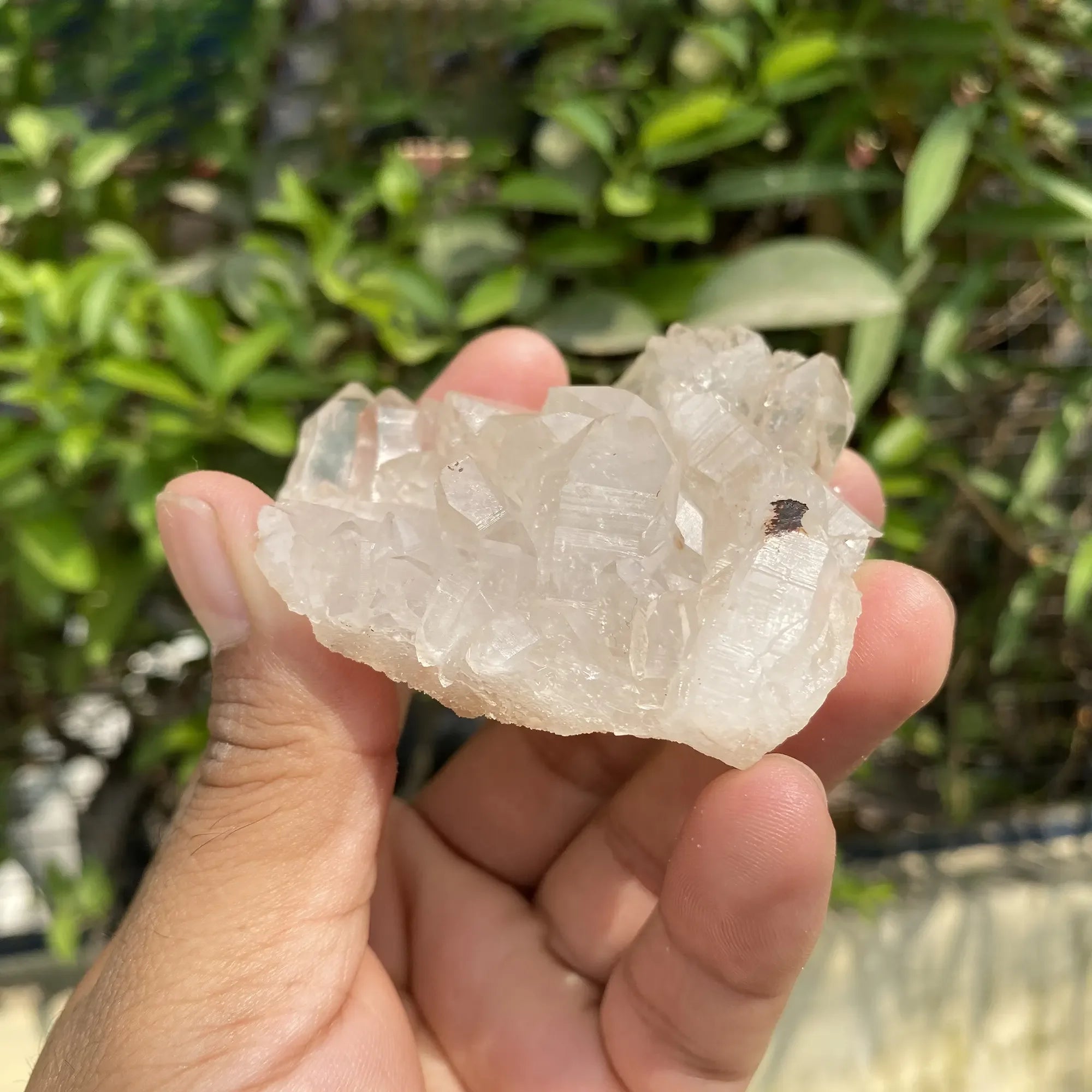 Natural Himalayan White Quartz Cluster 120g – WHQ-283 - Himalya Quartz