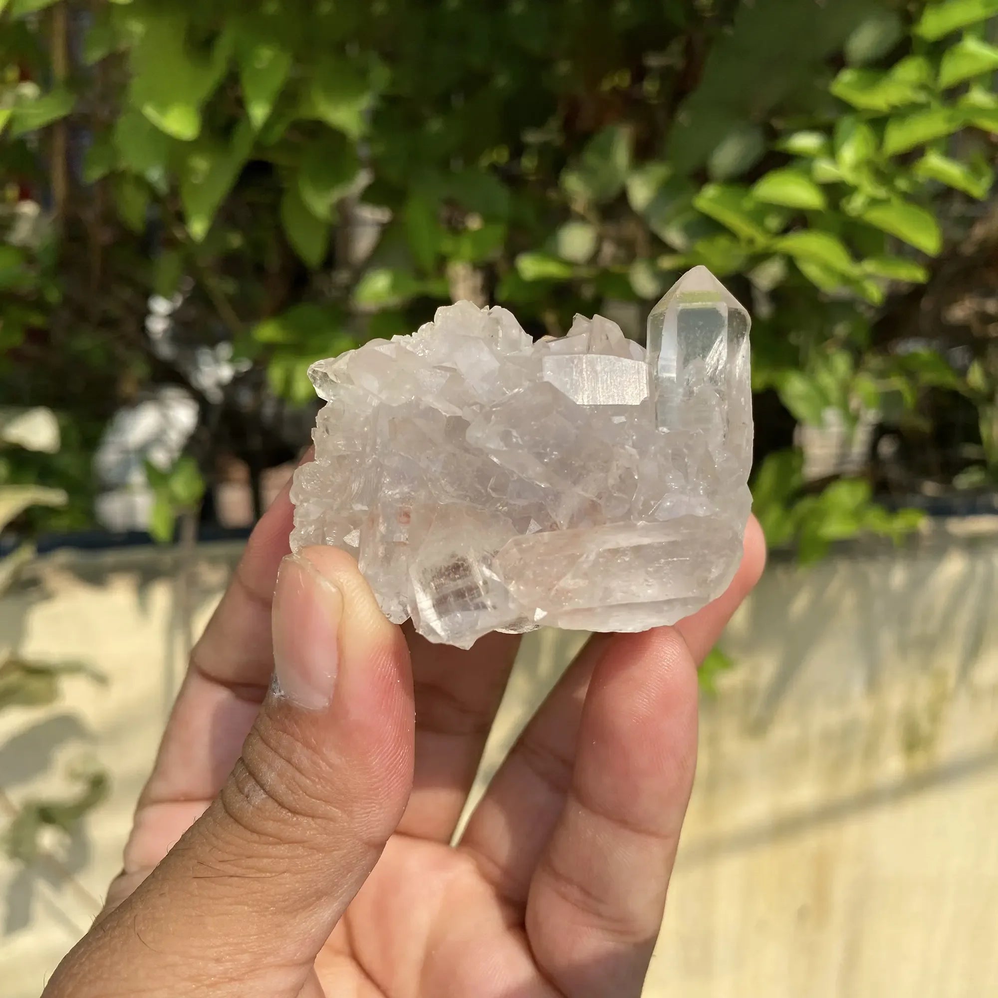 Natural Himalayan White Quartz Cluster 95g – WHQ-284 - Himalya Quartz