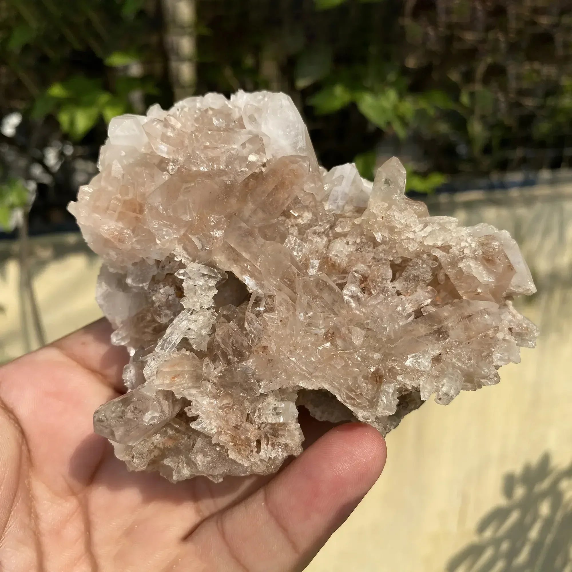 Natural Himalayan Pink Quartz Cluster 355g Himalayan Quartz