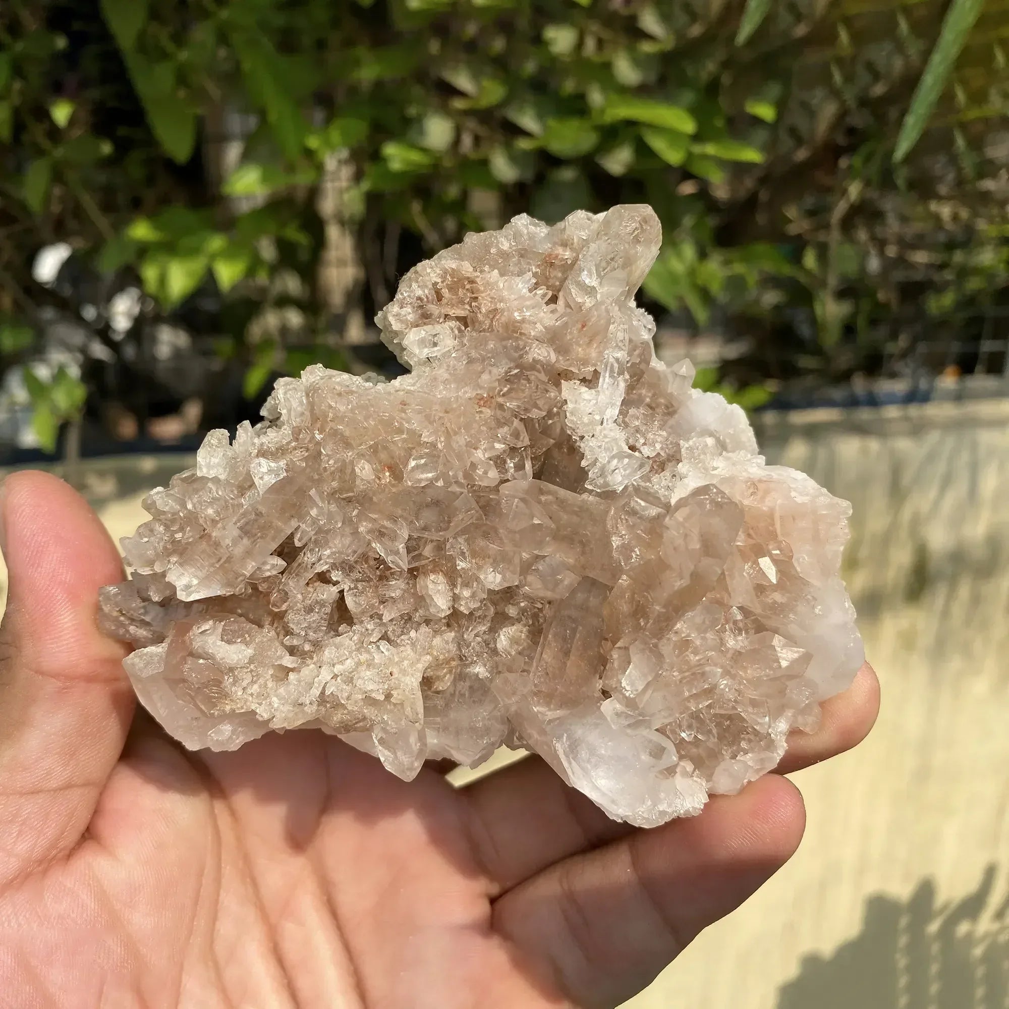 Natural Himalayan Pink Quartz Cluster 355g Himalayan Quartz