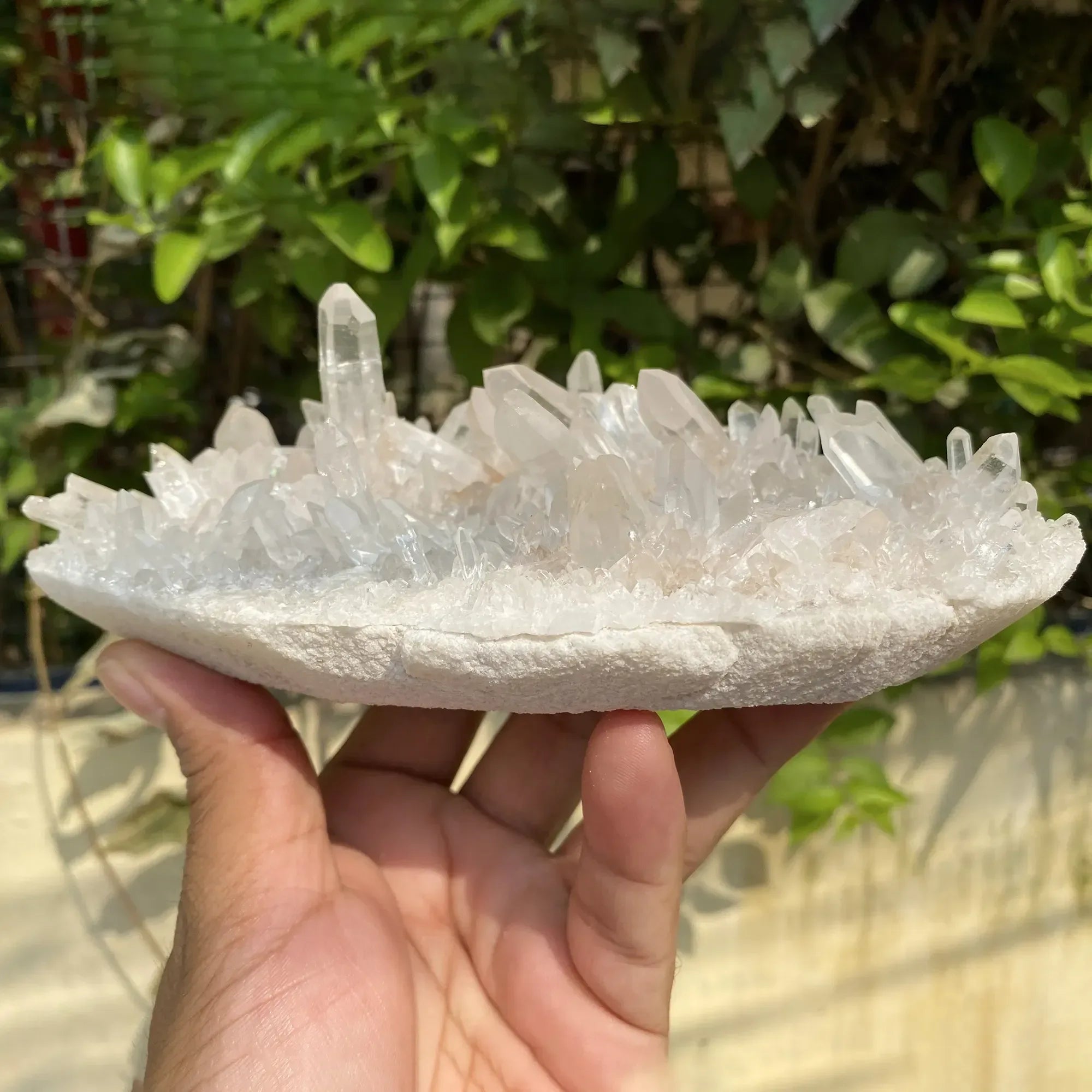 Natural Himalayan White + Pink Quartz Cluster 785g Himalayan Quartz
