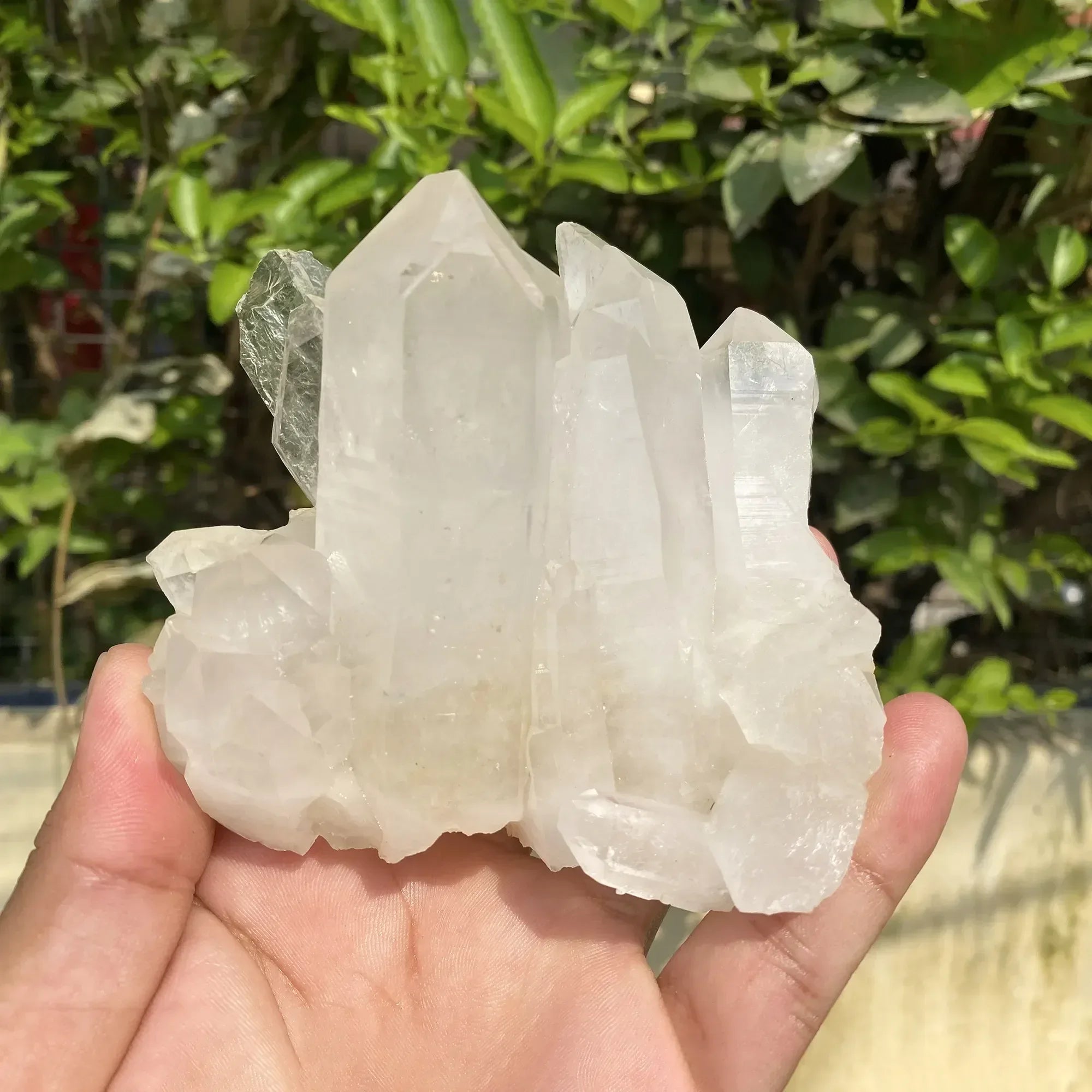 Natural Himalayan White Quartz Cluster 430g Himalayan Quartz