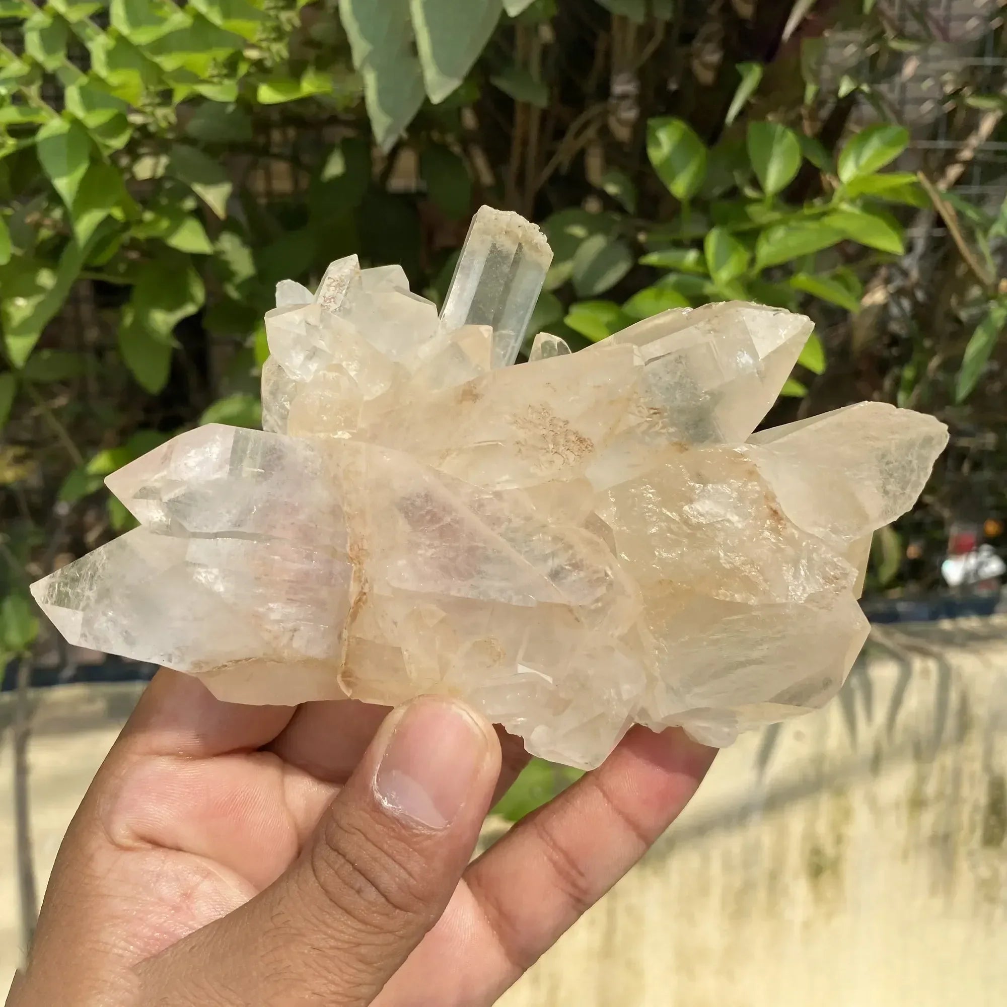 Natural Himalayan White Quartz Cluster 405g Himalayan Quartz