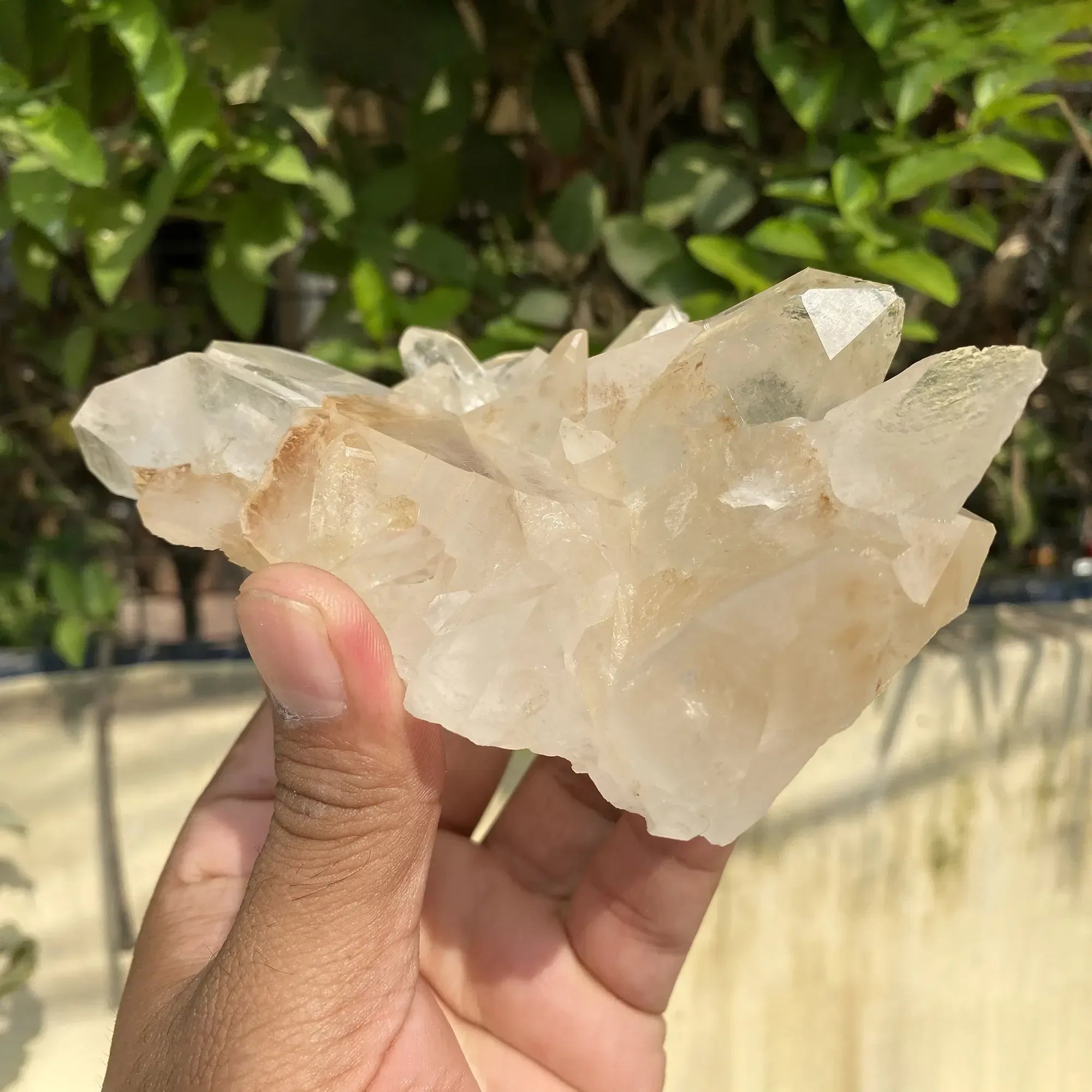Natural Himalayan White Quartz Cluster 405g Himalayan Quartz