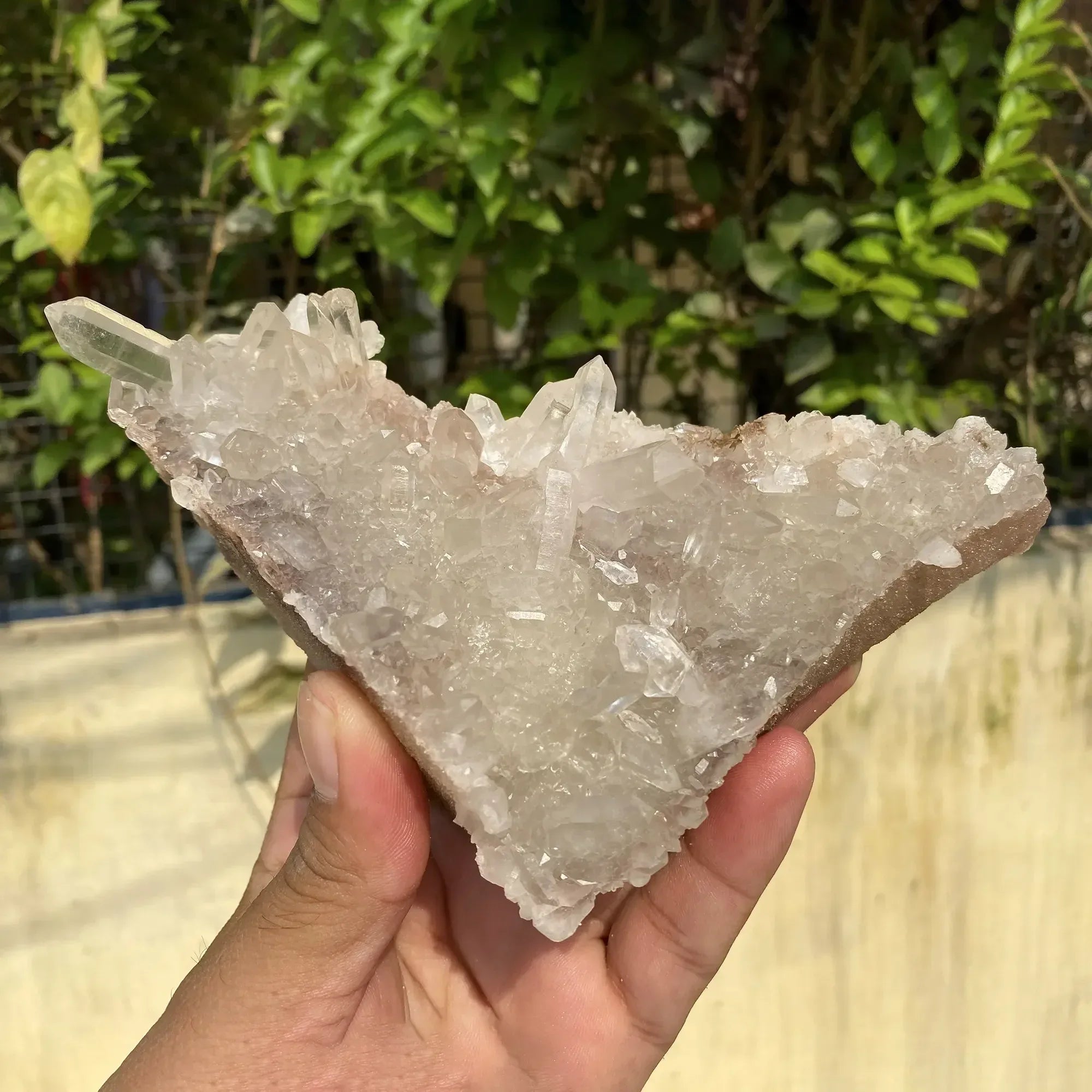 Natural Himalayan White Quartz Cluster 415g Himalayan Quartz