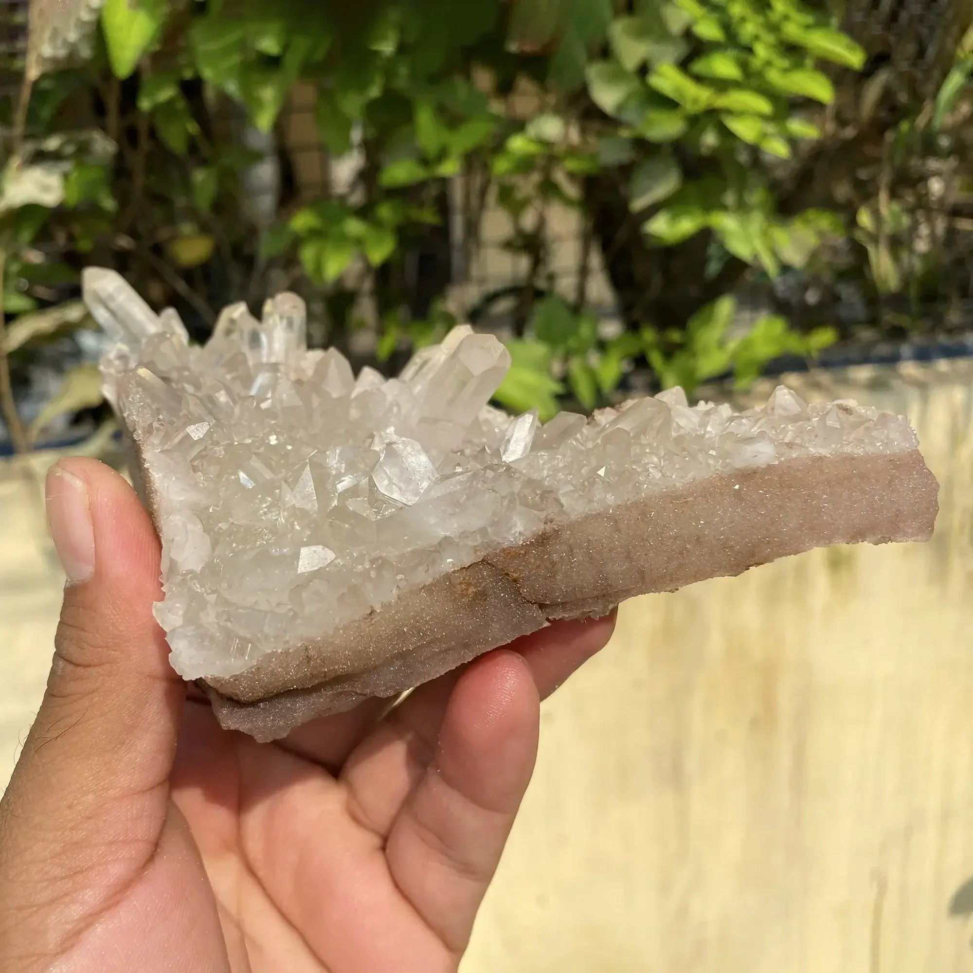 Natural Himalayan White Quartz Cluster 415g Himalayan Quartz