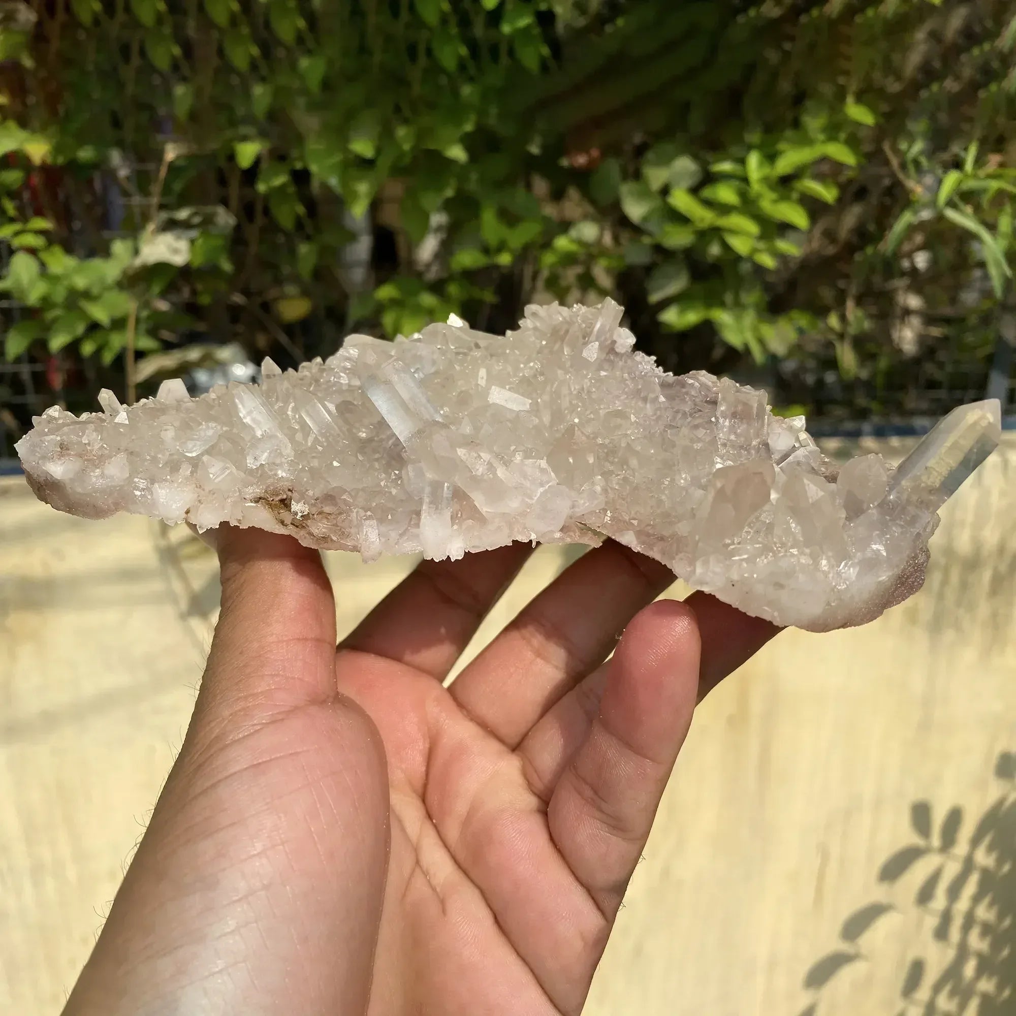 Natural Himalayan White Quartz Cluster 415g Himalayan Quartz