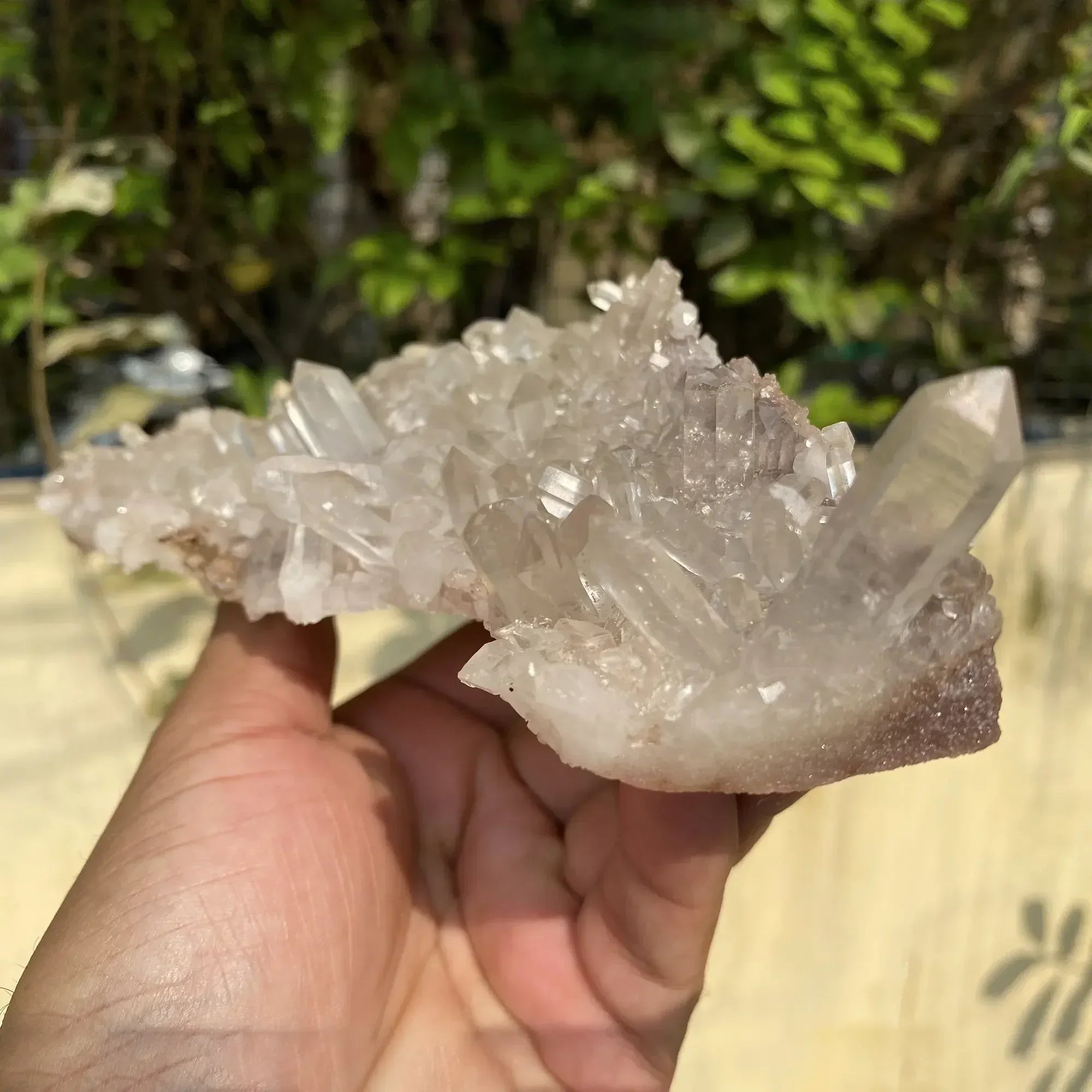 Natural Himalayan White Quartz Cluster 415g Himalayan Quartz