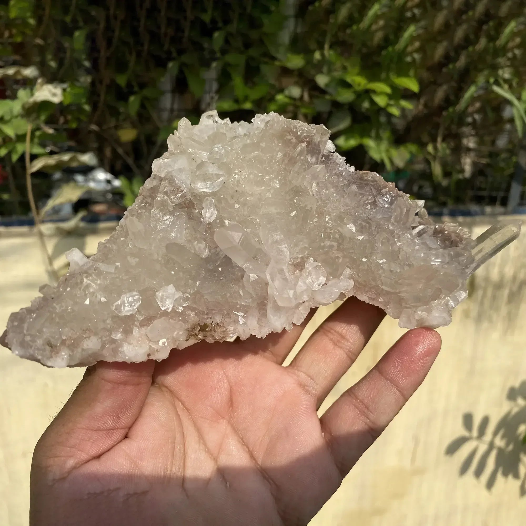 Natural Himalayan White Quartz Cluster 415g Himalayan Quartz