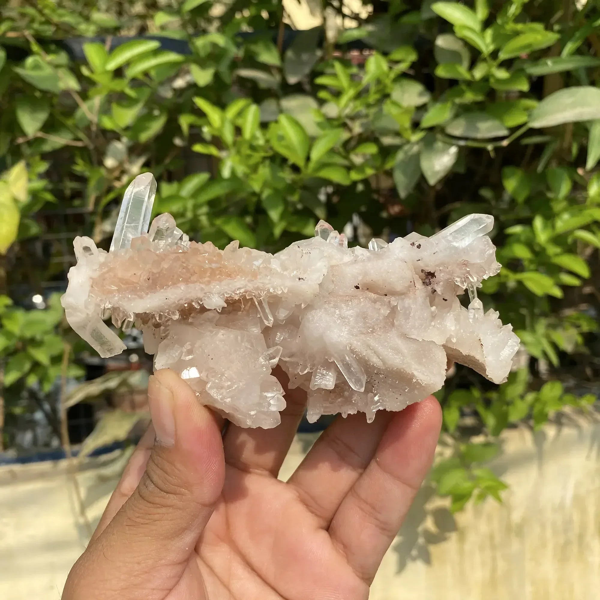 Natural Himalayan Pink Quartz Cluster 280g Himalayan Quartz
