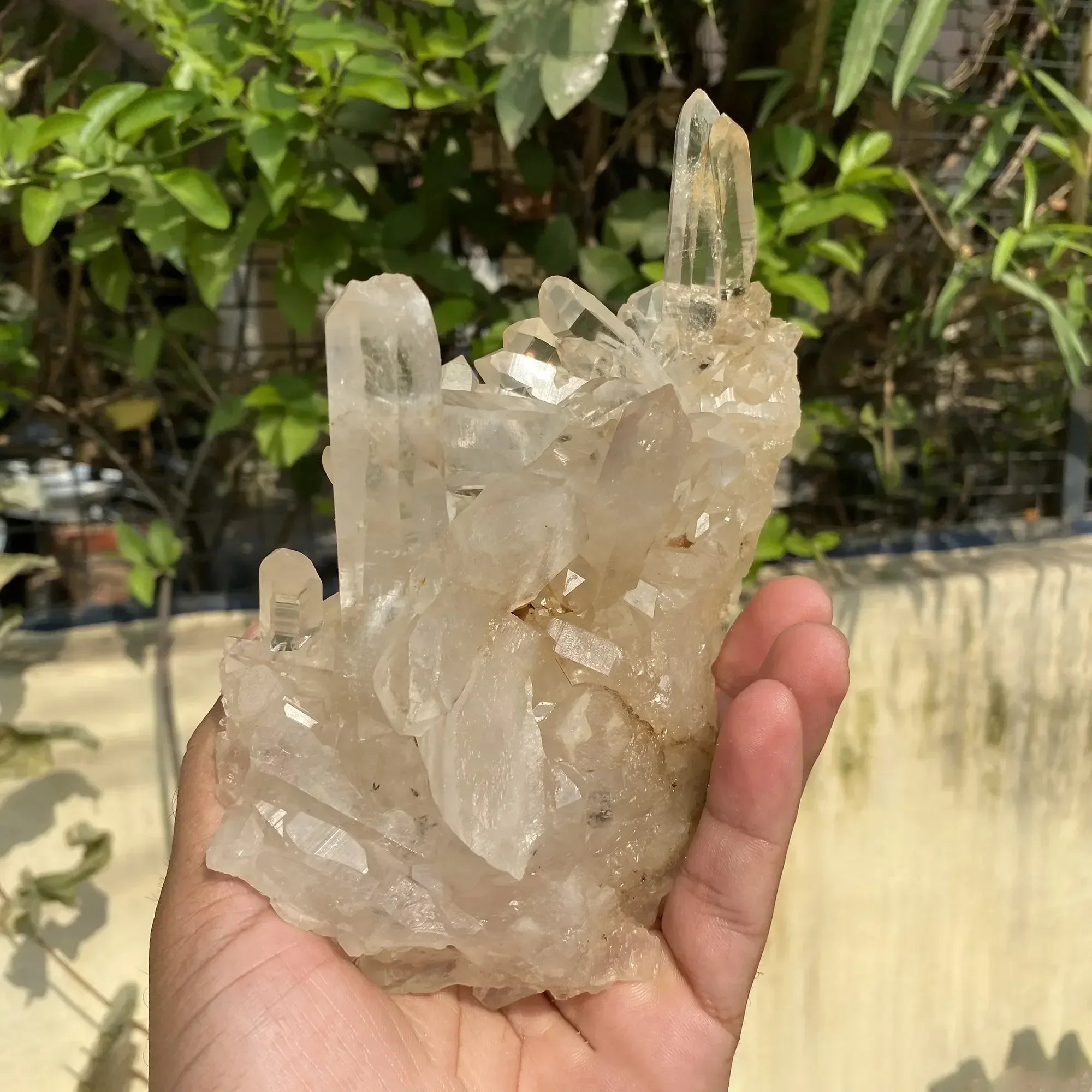 Natural Himalayan White Quartz Cluster 700g Himalayan Quartz