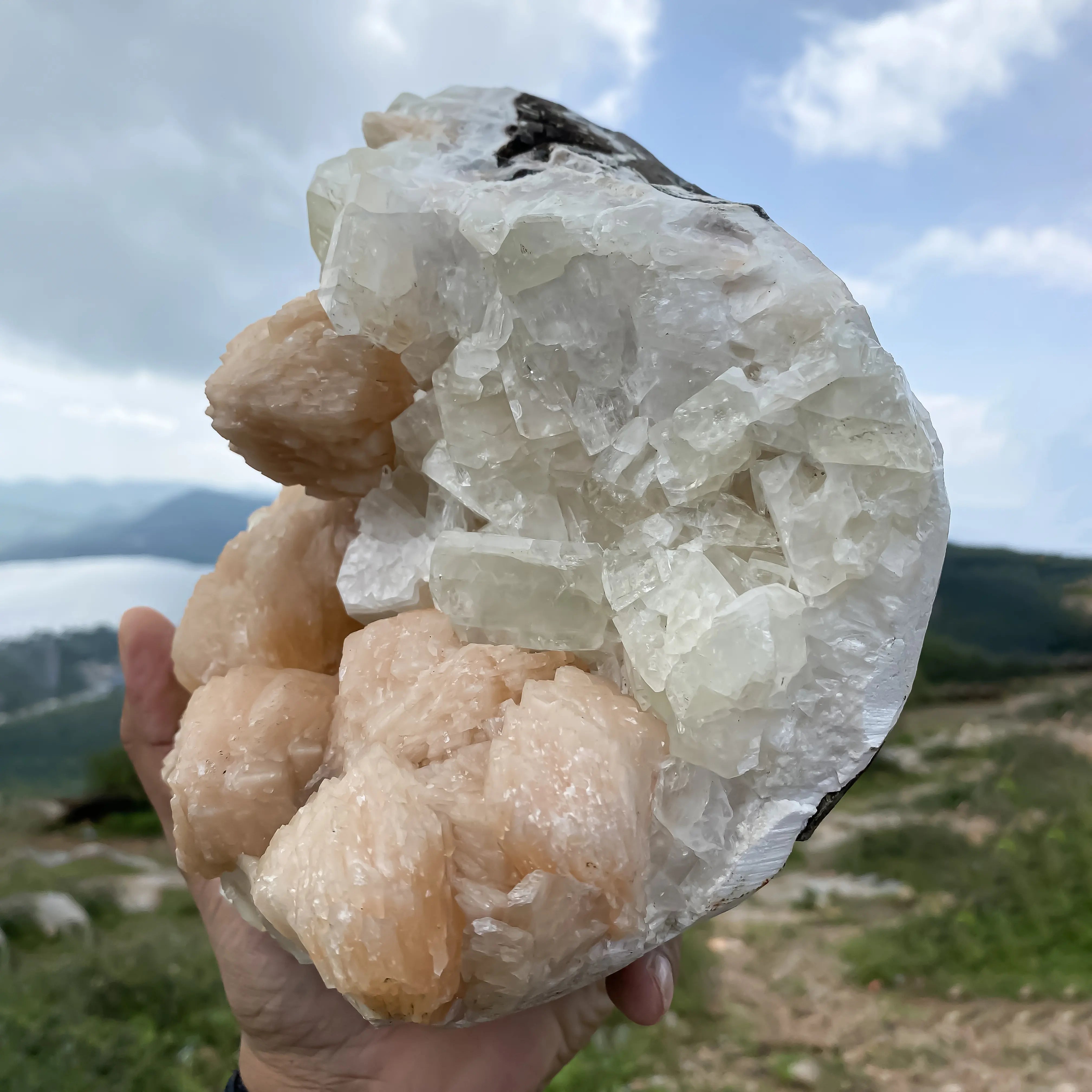 Natural Stillbite & Apophyllite 3980g – Healing Crystal Mineral Rough
