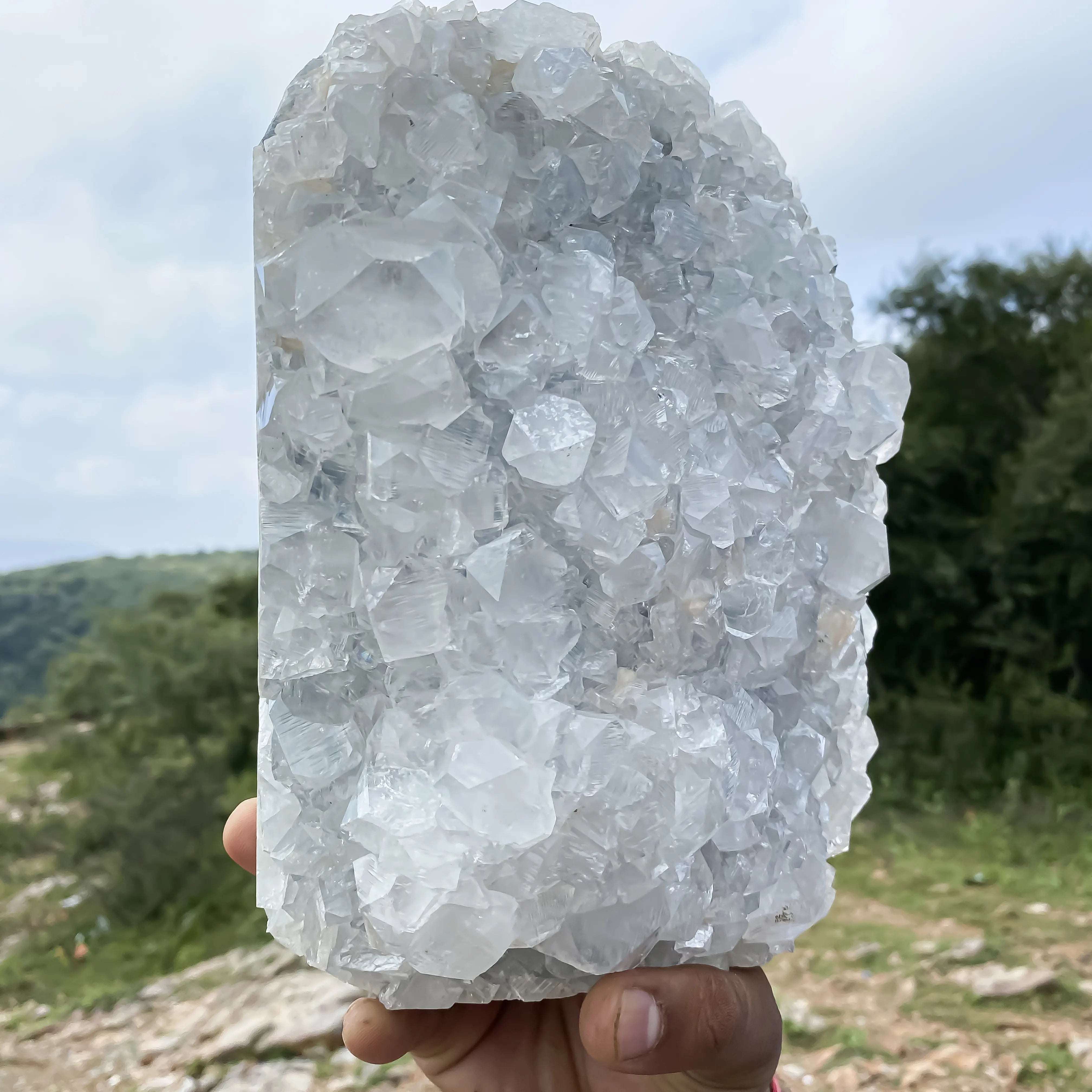 White Apophyllite 5050gm – Natural Healing Crystal Mineral