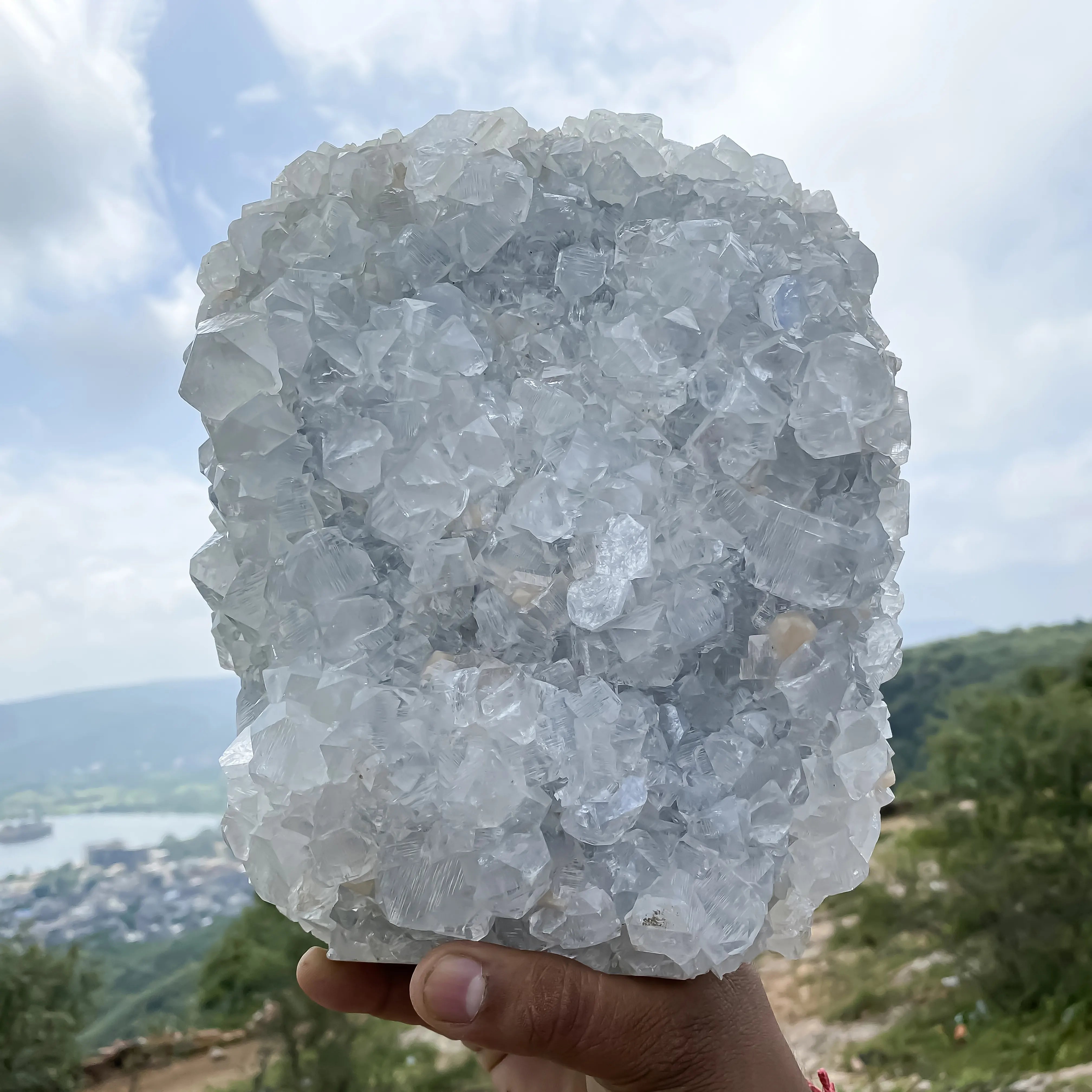 White Apophyllite 5050gm – Natural Healing Crystal Mineral