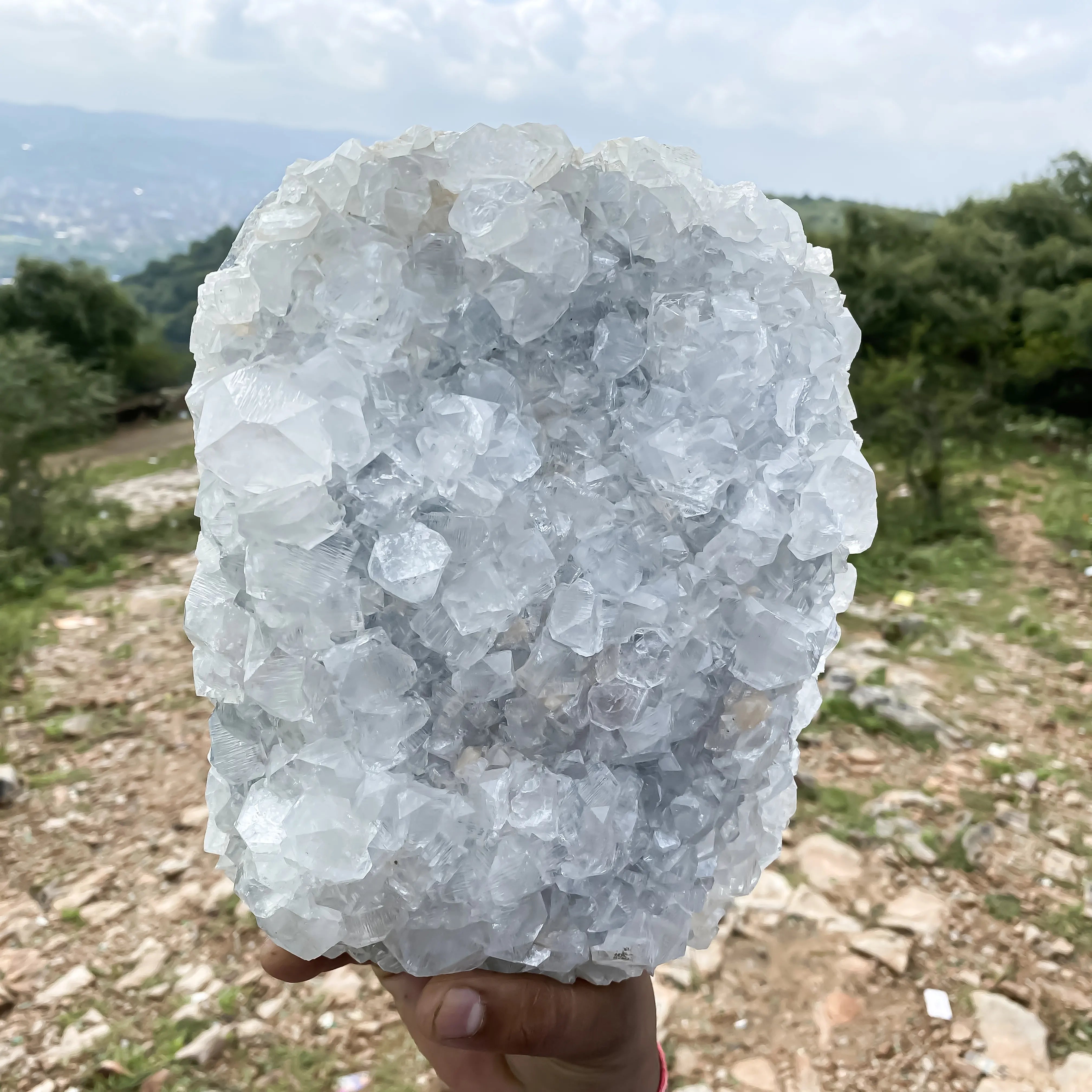 White Apophyllite 5050gm – Natural Healing Crystal Mineral