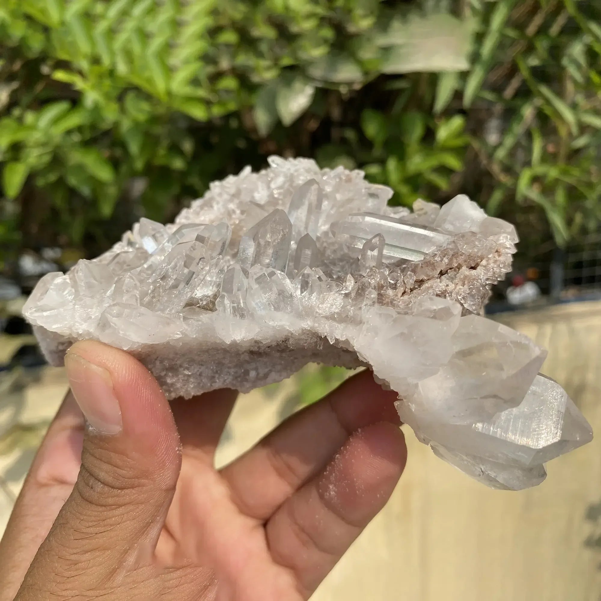 Natural Himalayan Pink Quartz Cluster 335g Himalayan Quartz