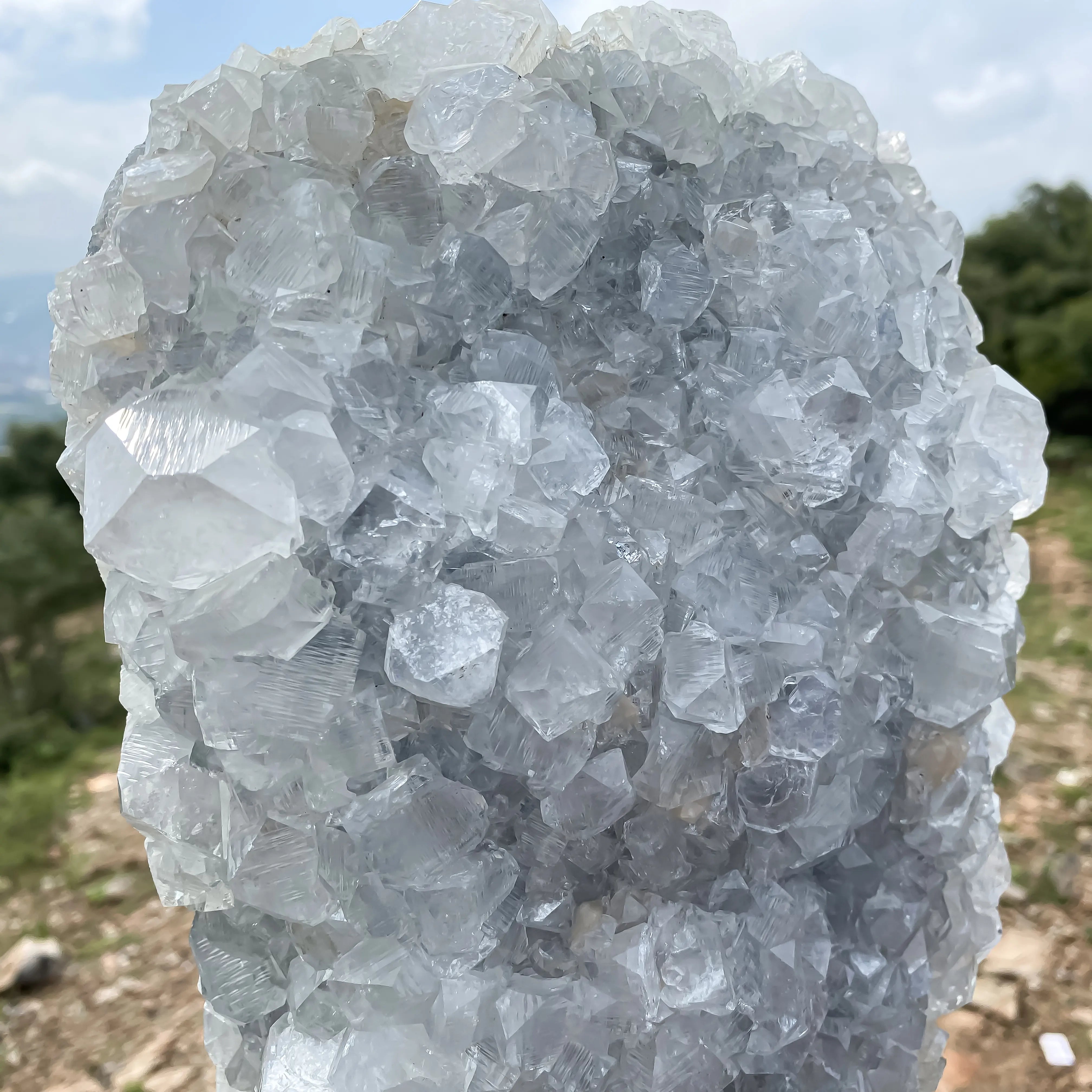 White Apophyllite 5050gm – Natural Healing Crystal Mineral