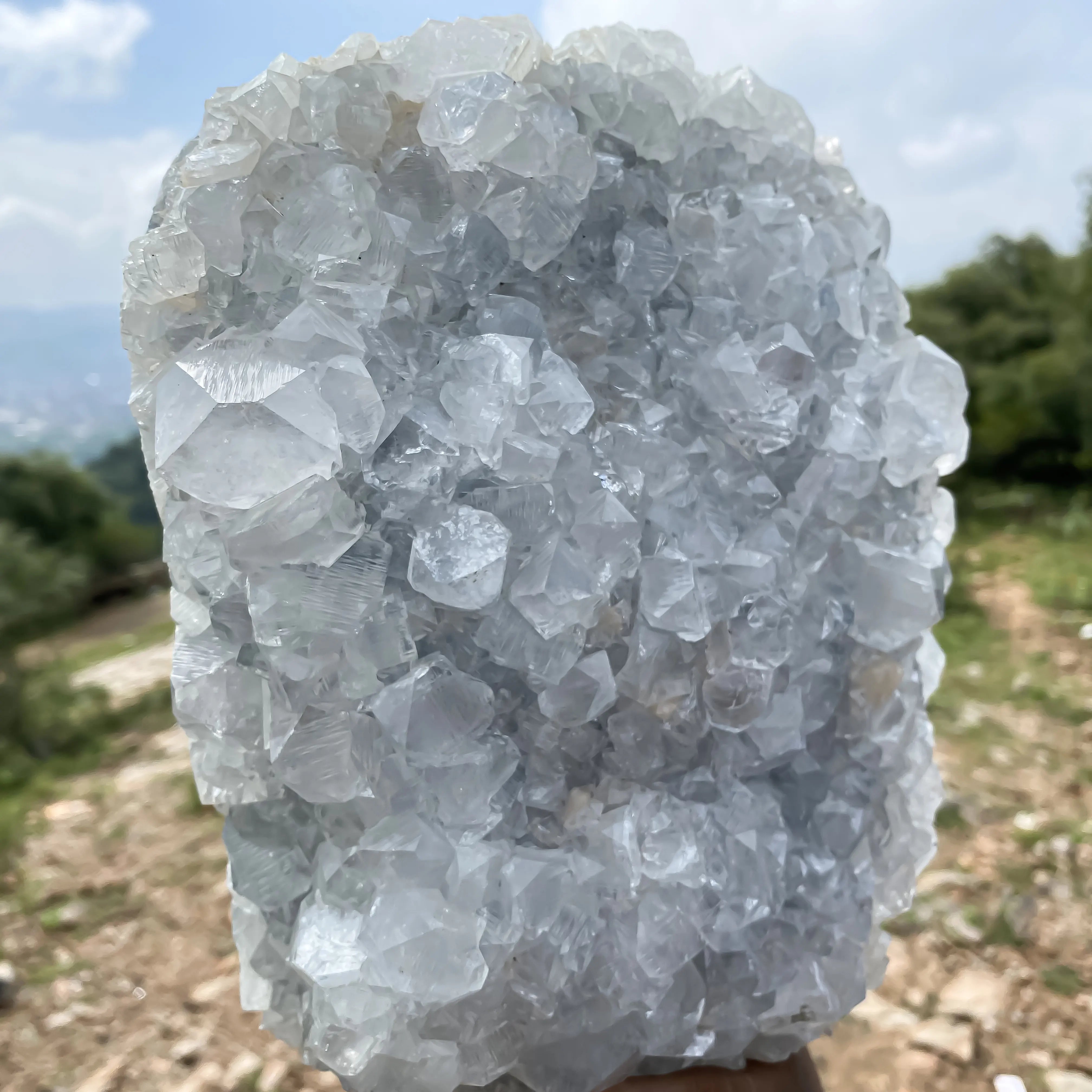 White Apophyllite 5050gm – Natural Healing Crystal Mineral