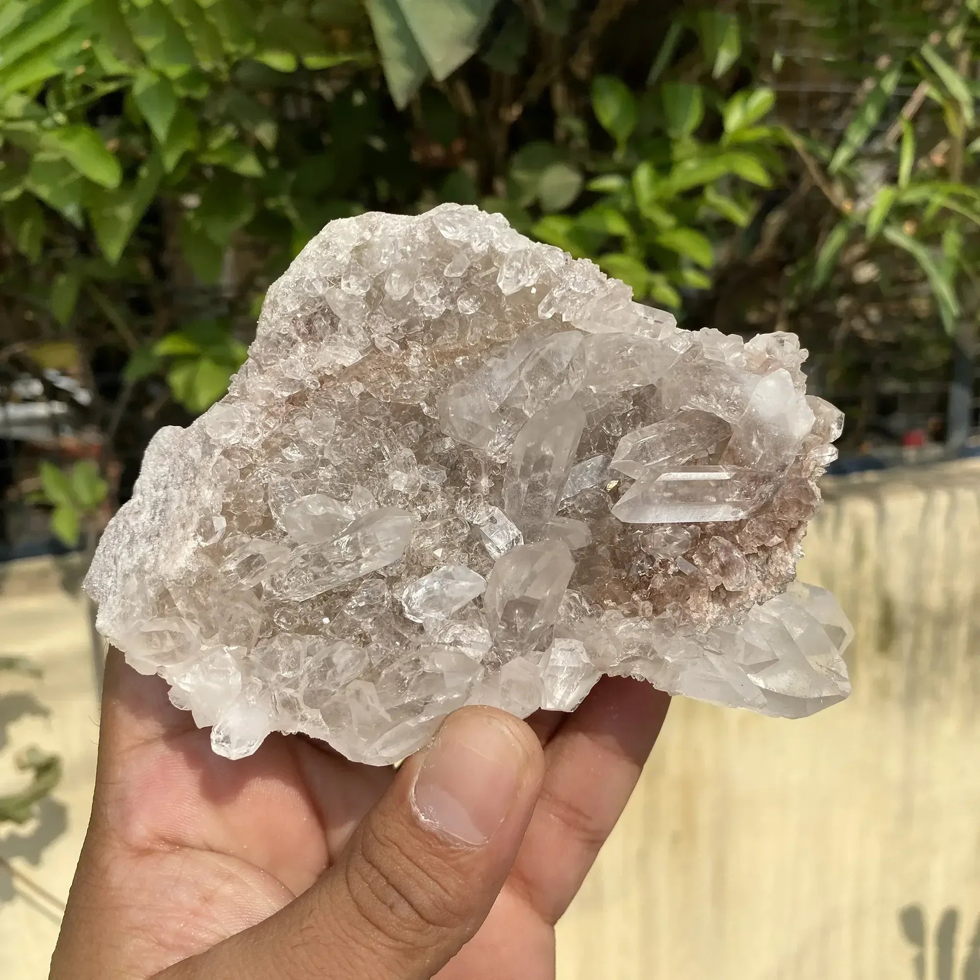Natural Himalayan Pink Quartz Cluster 335g Himalayan Quartz