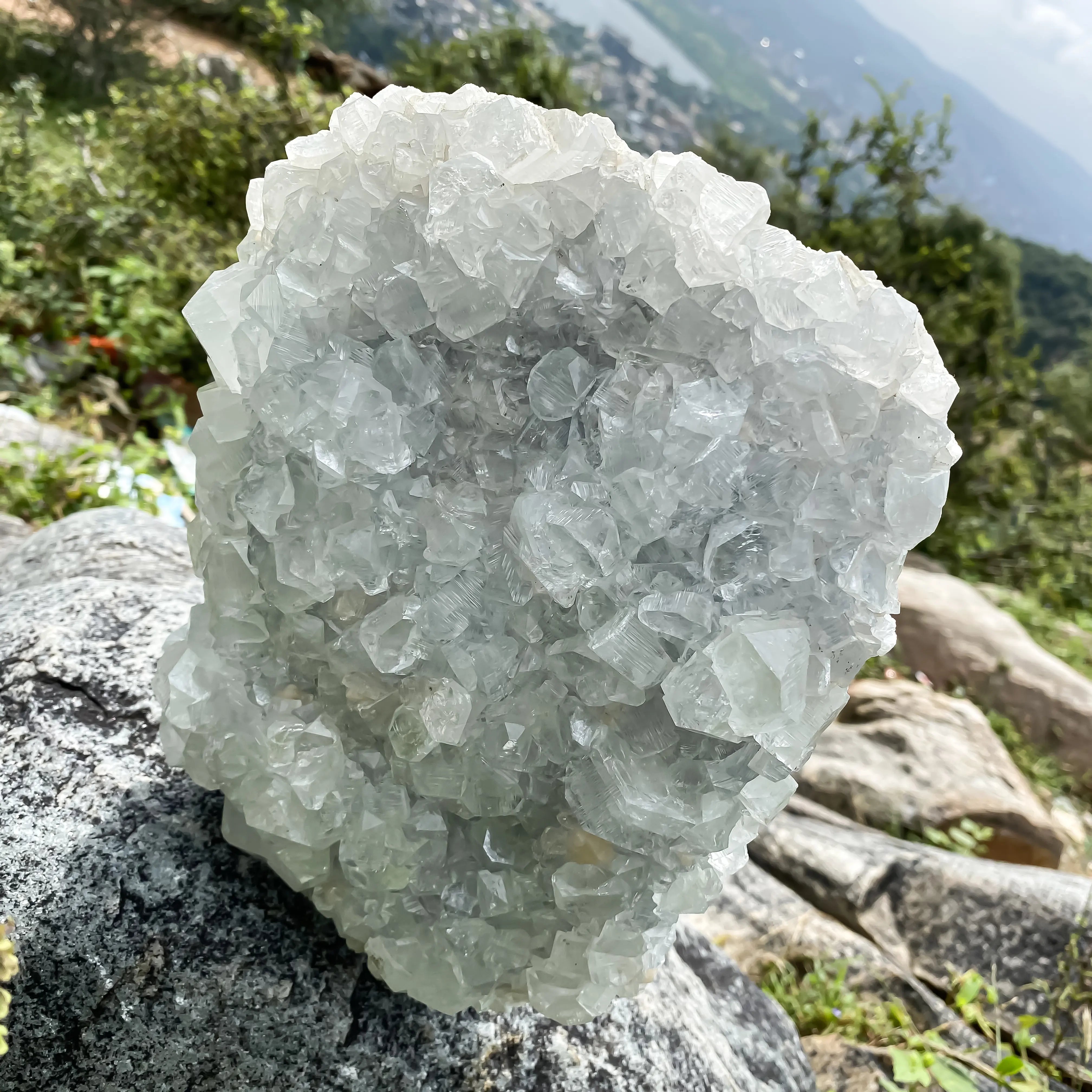 White Apophyllite 5050gm – Natural Healing Crystal Mineral