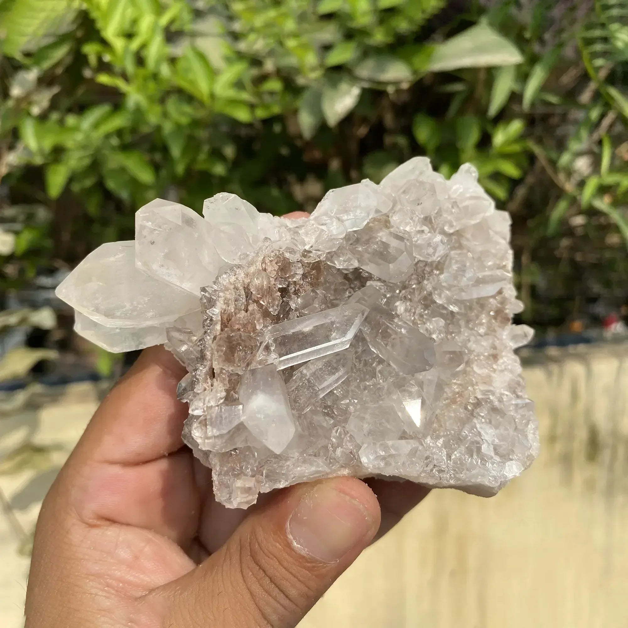 Natural Himalayan Pink Quartz Cluster 335g Himalayan Quartz