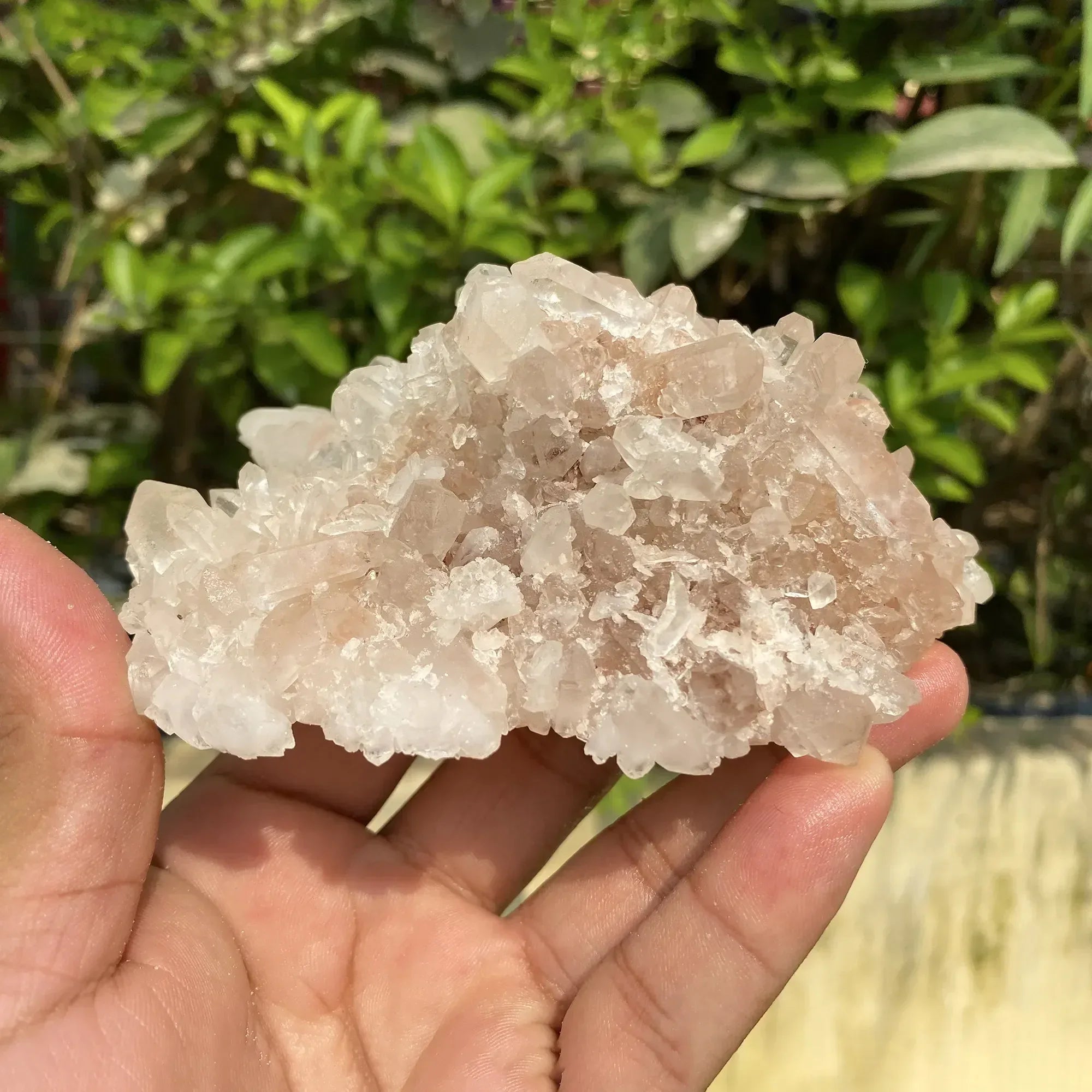 Natural Himalayan Pink Quartz Cluster 425g Himalayan Quartz