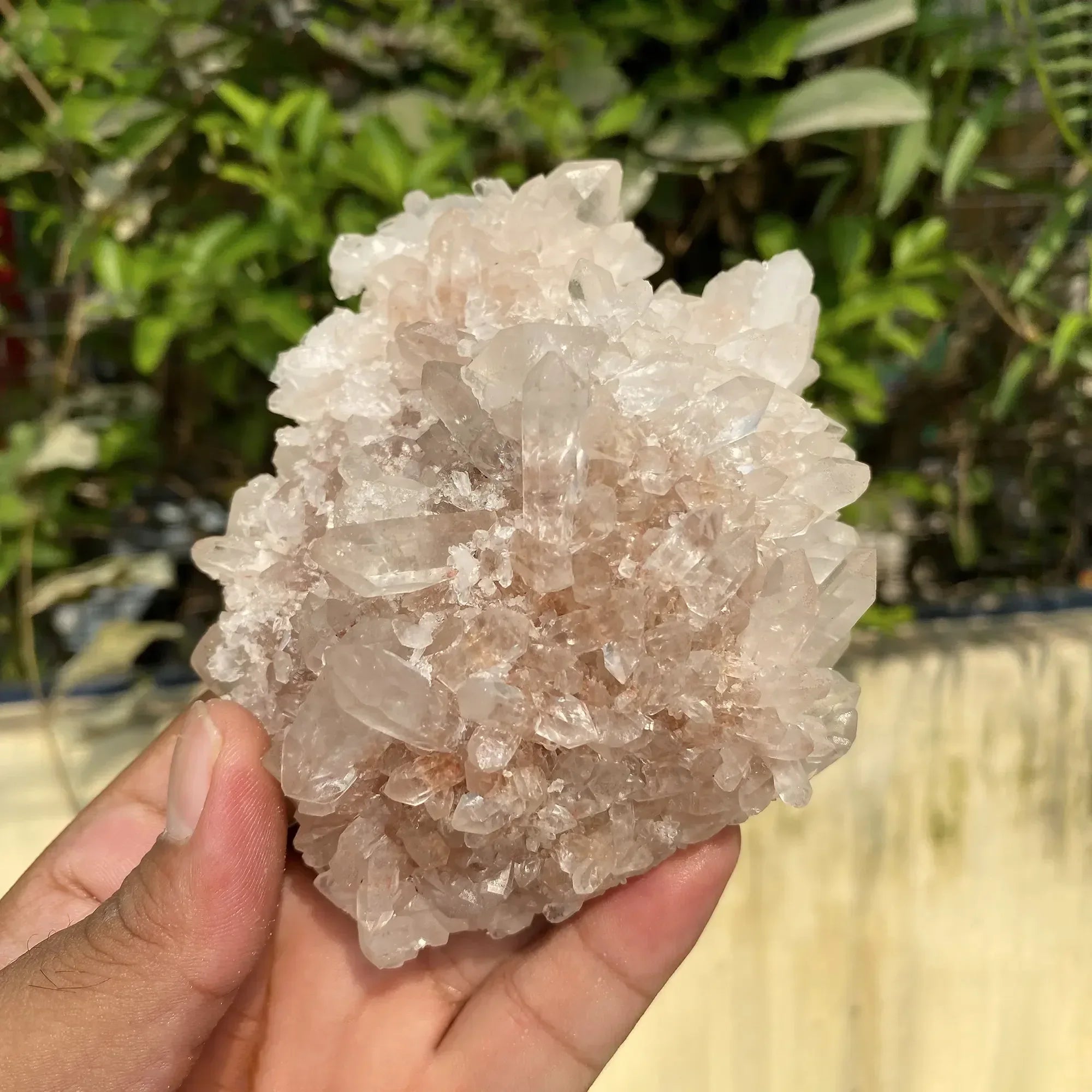 Natural Himalayan Pink Quartz Cluster 425g Himalayan Quartz