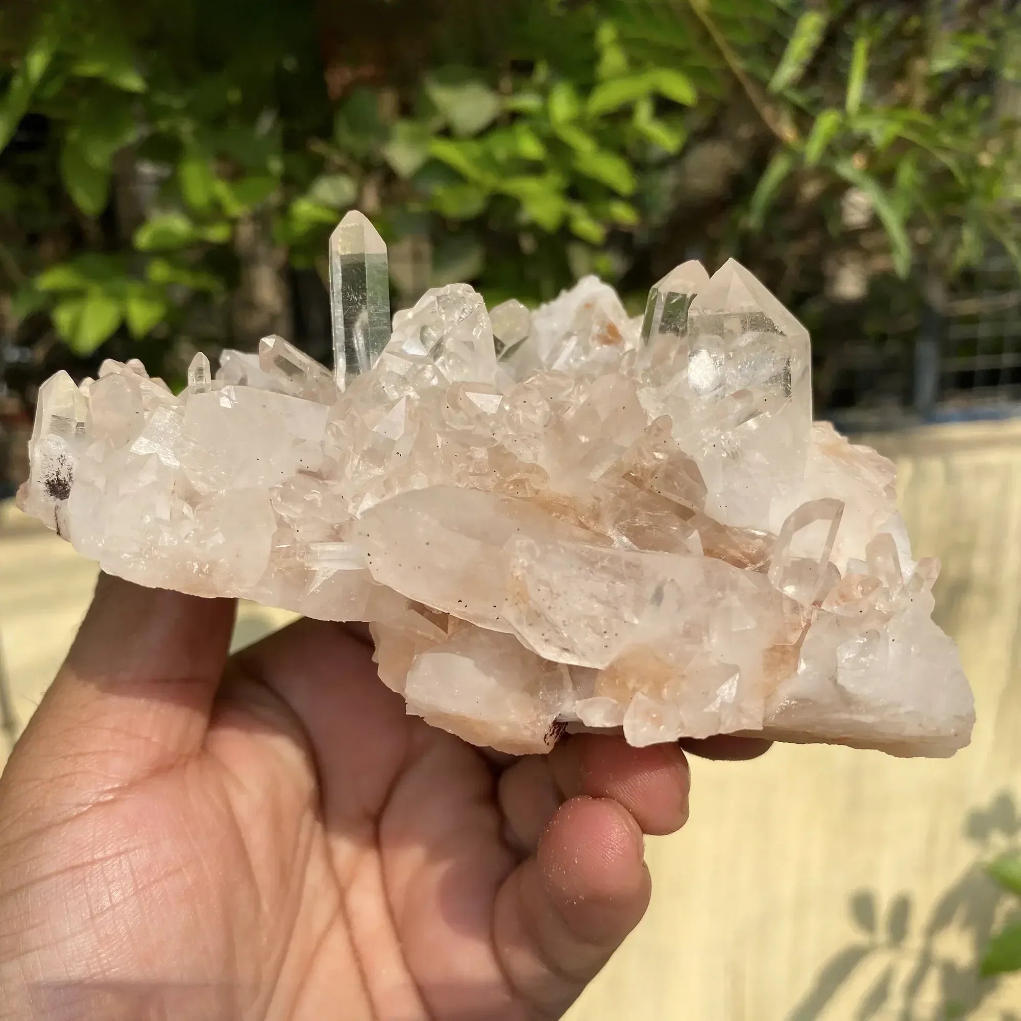 Natural Himalayan Pink Quartz Cluster 430g Himalayan Quartz