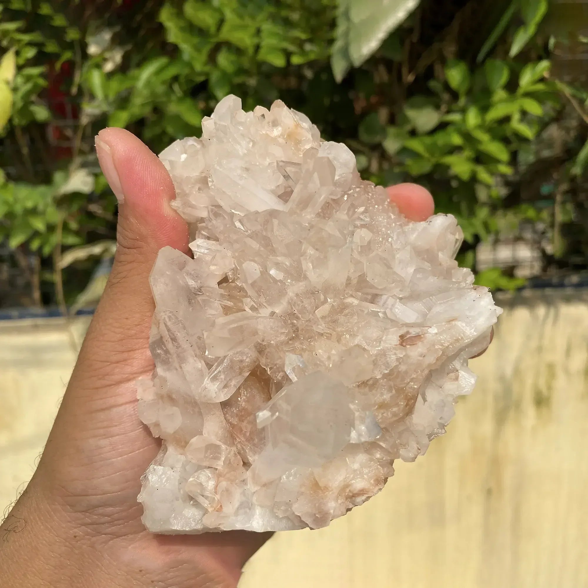 Natural Himalayan Pink Quartz Cluster 430g Himalayan Quartz