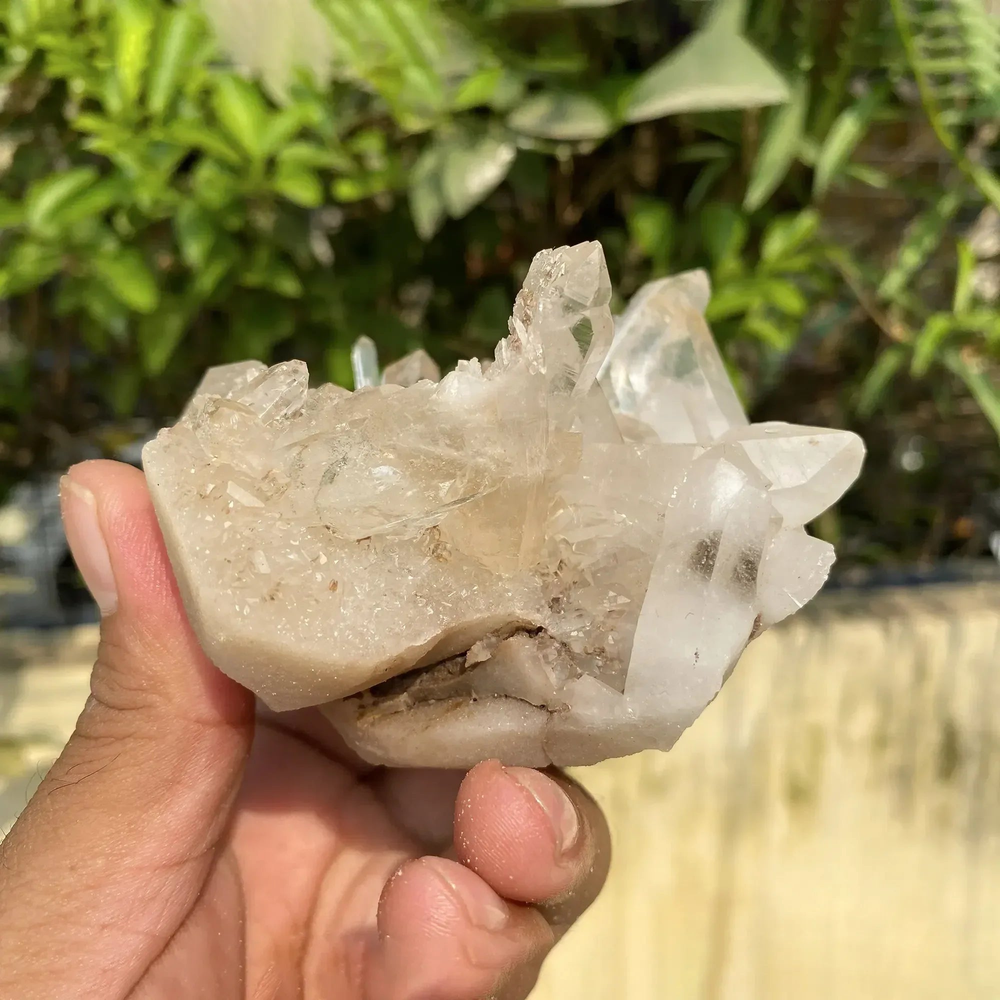Natural Himalayan Pink Quartz Cluster 415g Himalayan Quartz