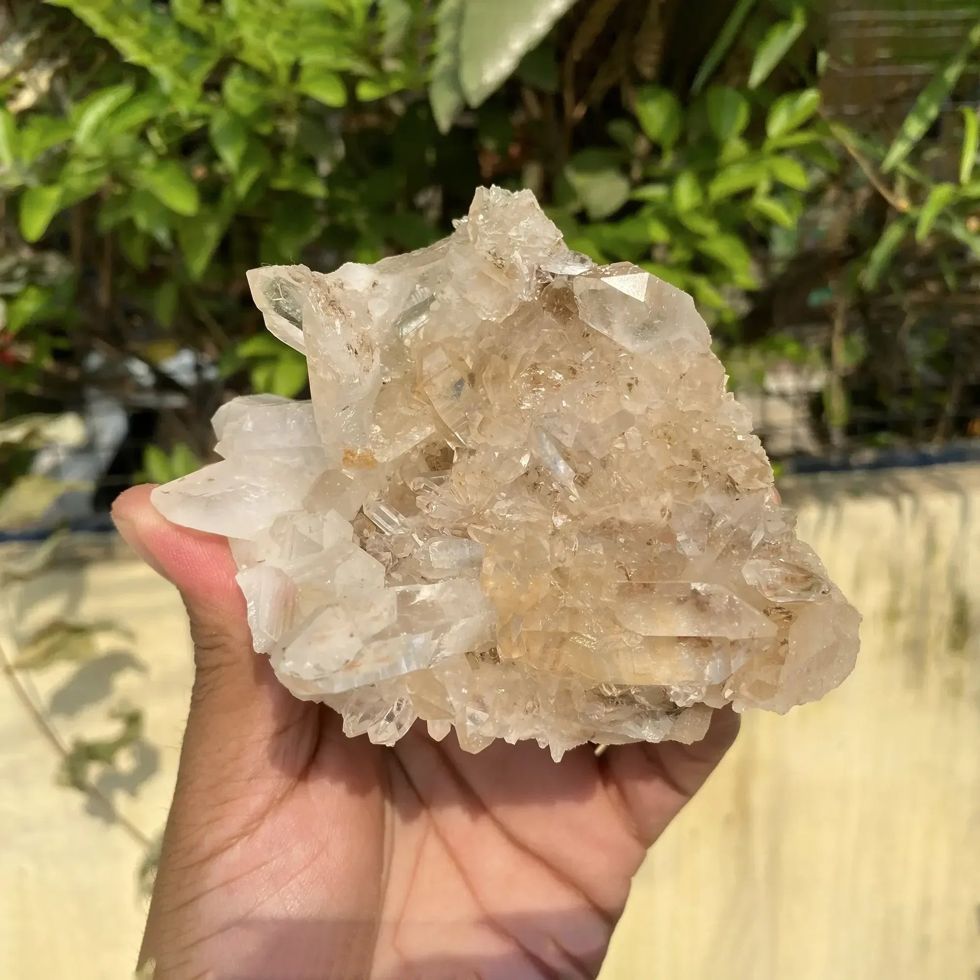 Natural Himalayan Pink Quartz Cluster 415g Himalayan Quartz