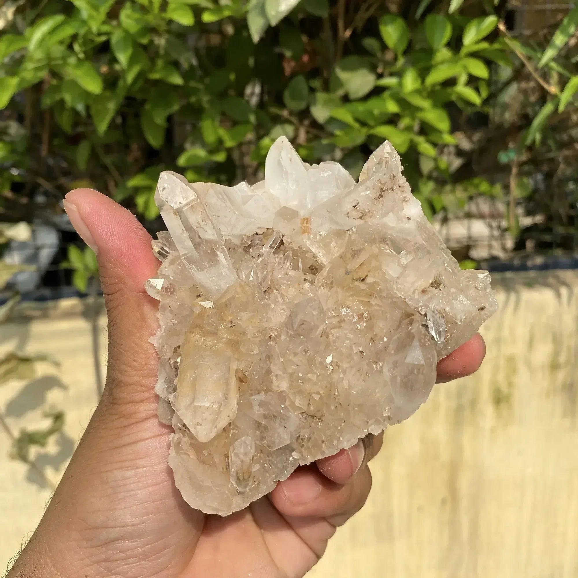 Natural Himalayan Pink Quartz Cluster 415g Himalayan Quartz