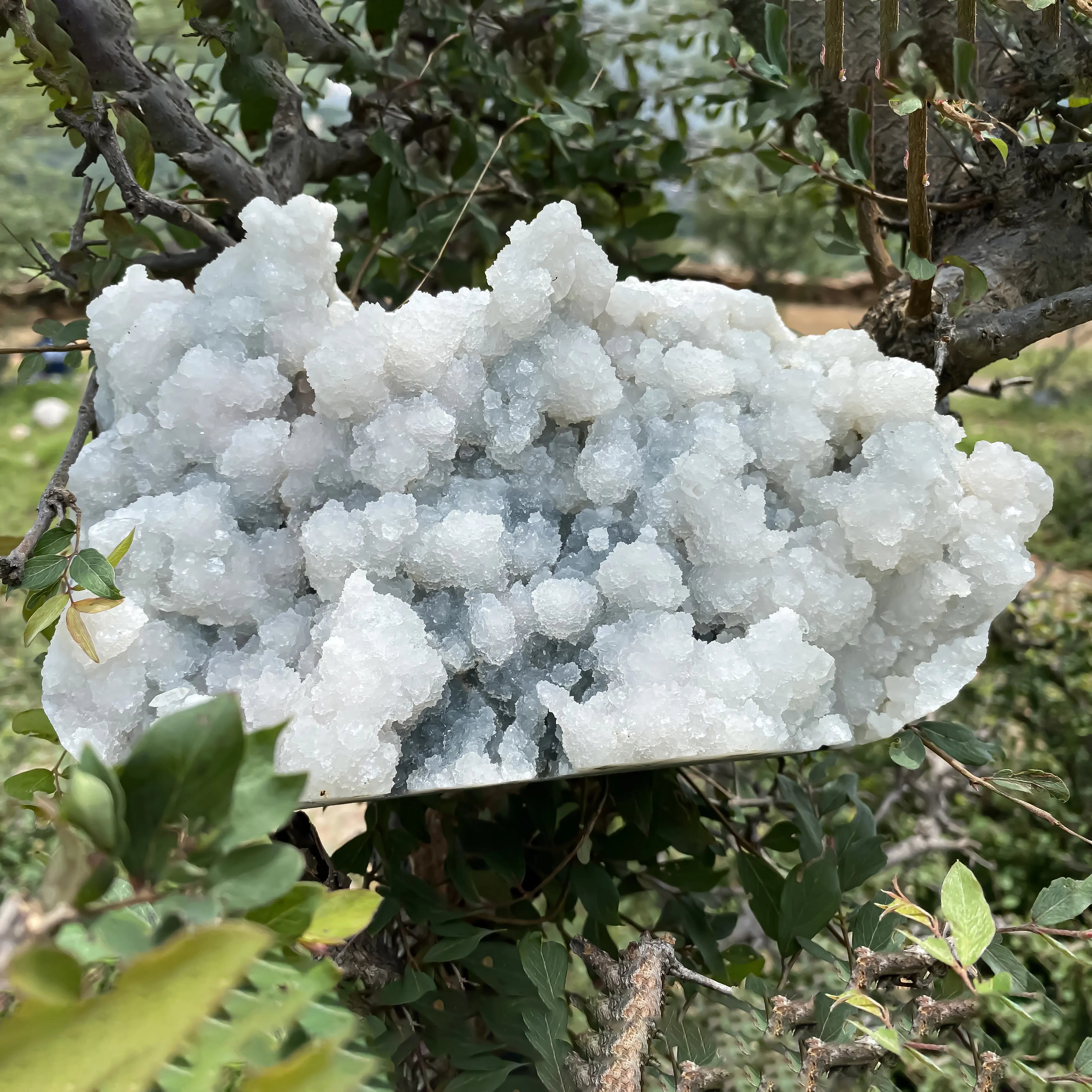 Natural White Apophyllite 2240g  Spiritual Healing & Energy Purification