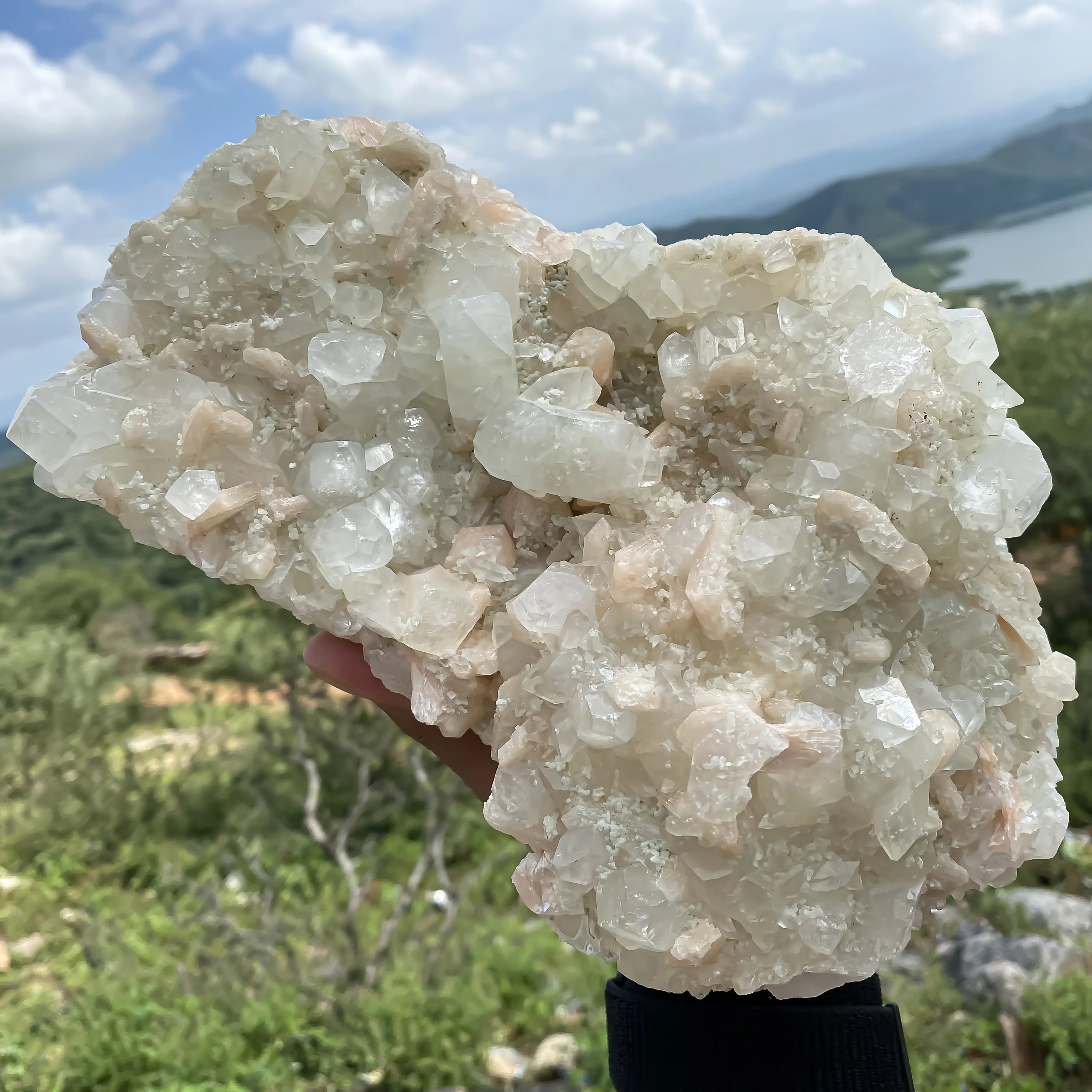 Stilbite with Apophyllite 2875gm Natural Healing Crystal