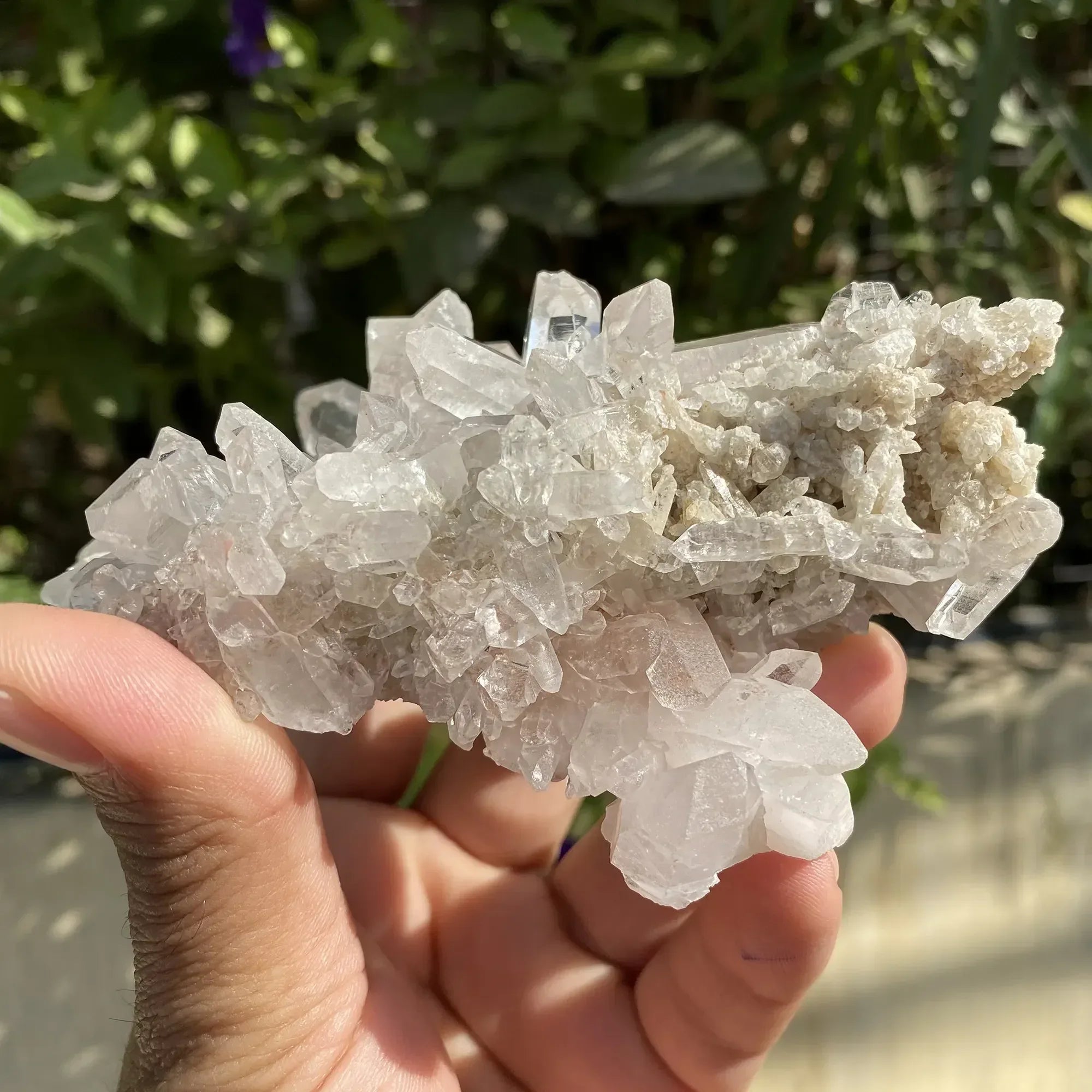 Natural Himalayan Pink Phantom Quartz Cluster 295g Himalayan Quartz