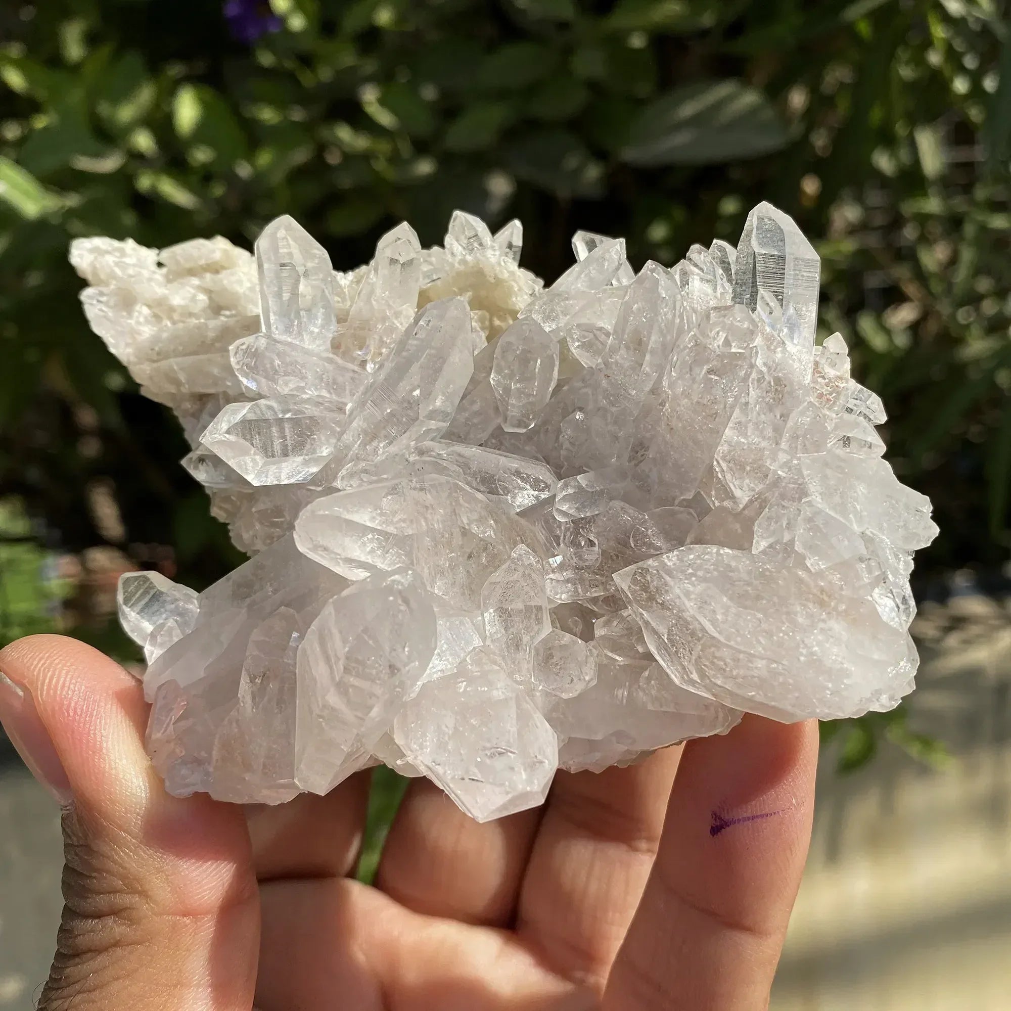 Natural Himalayan Pink Phantom Quartz Cluster 295g Himalayan Quartz