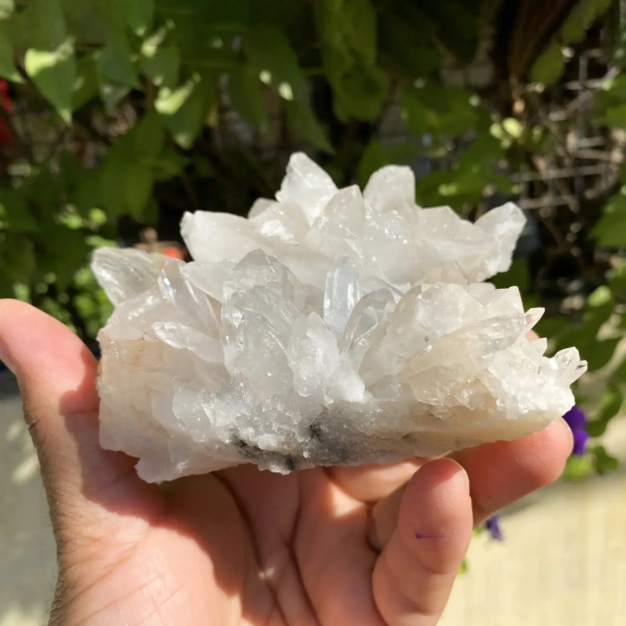 Natural Himalayan White + Pink Quartz Cluster 705g Himalayan Quartz